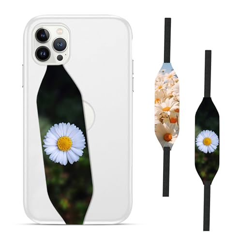 White Daisy Phone Grip Holder - Switch Bands