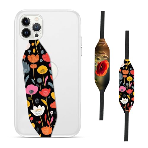 flower art Phone Grip Holder - Switch Bands