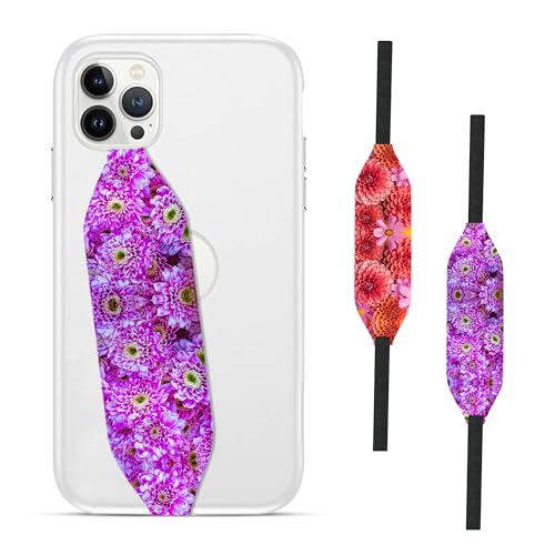 Flower arrangement of sunflowers and asters Phone Grip Holder - Switch Bands