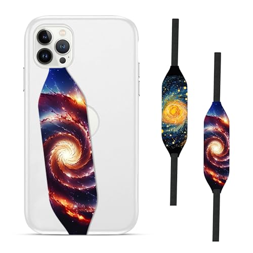 Universal Phone Grip Strap - Enamel Fly Me To The Moon