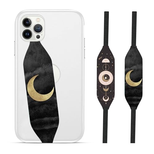 Universal Phone Grip Strap - Enamel Fly Me To The Moon