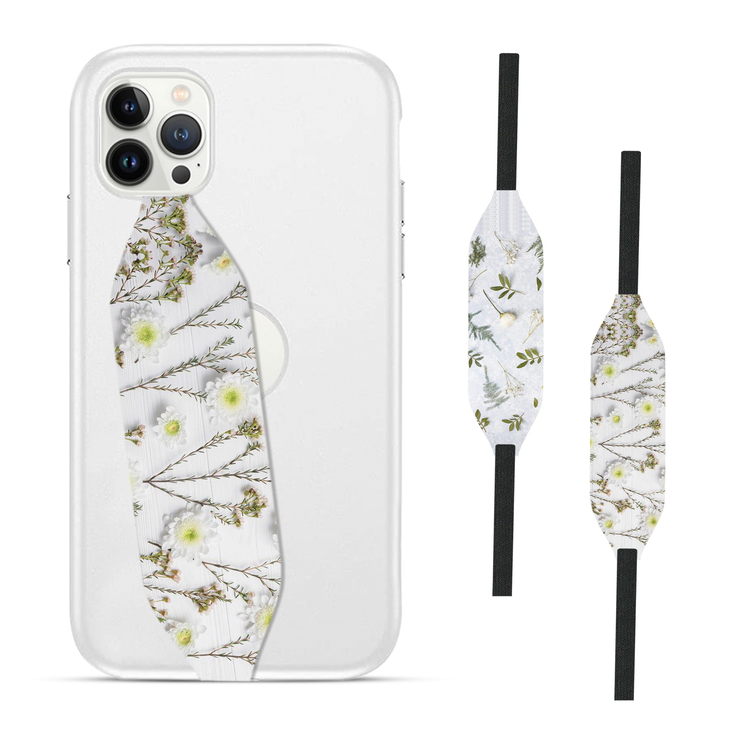 Universal Phone Grip Strap - Flowers