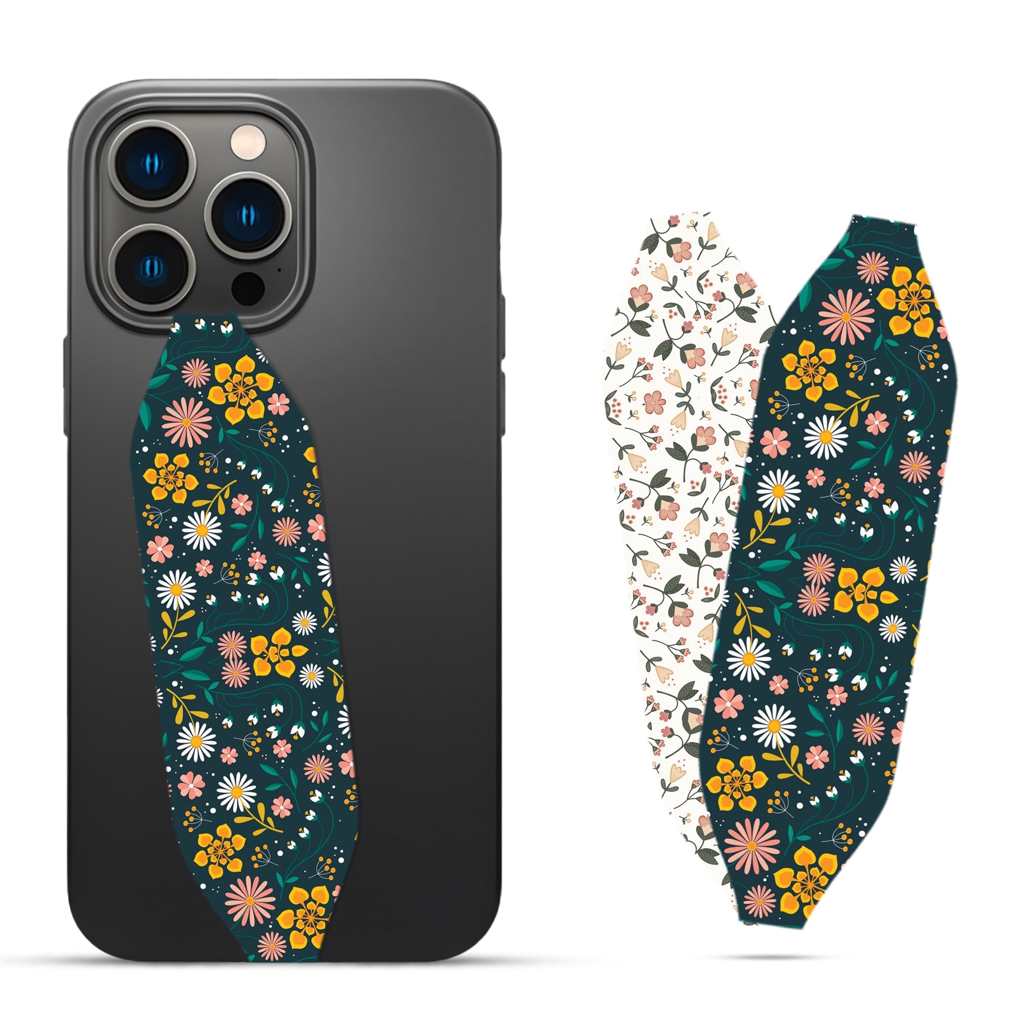 Universal Phone Grip Strap - Pink Blossom Bliss