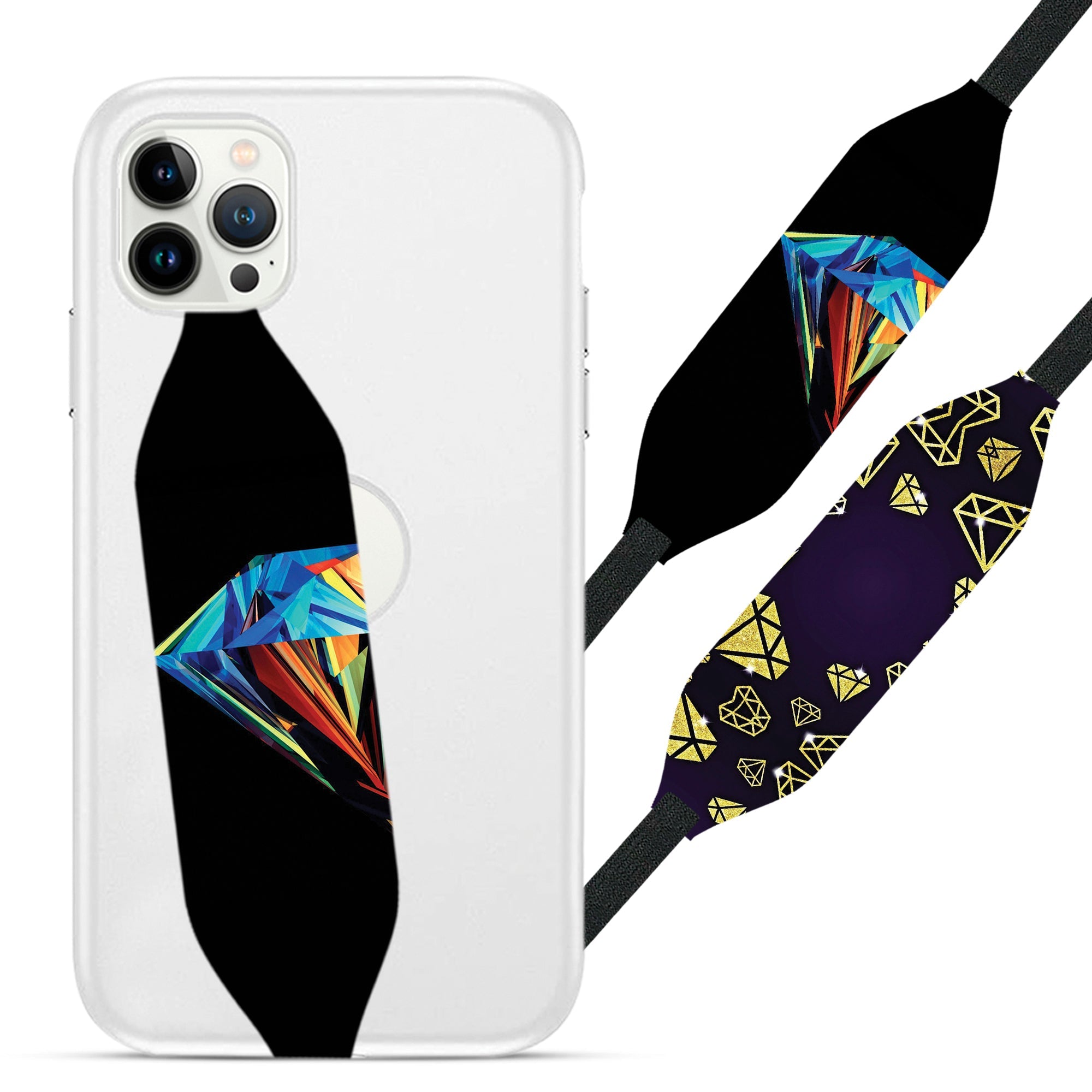 Diamond Pattern Grip for phone - Switch Bands