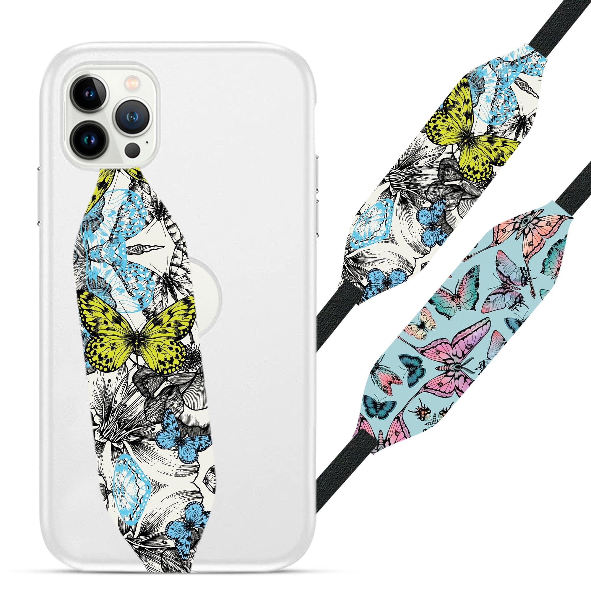 Butterfly Ballet Pattern Phone Strap - Switch Bands 