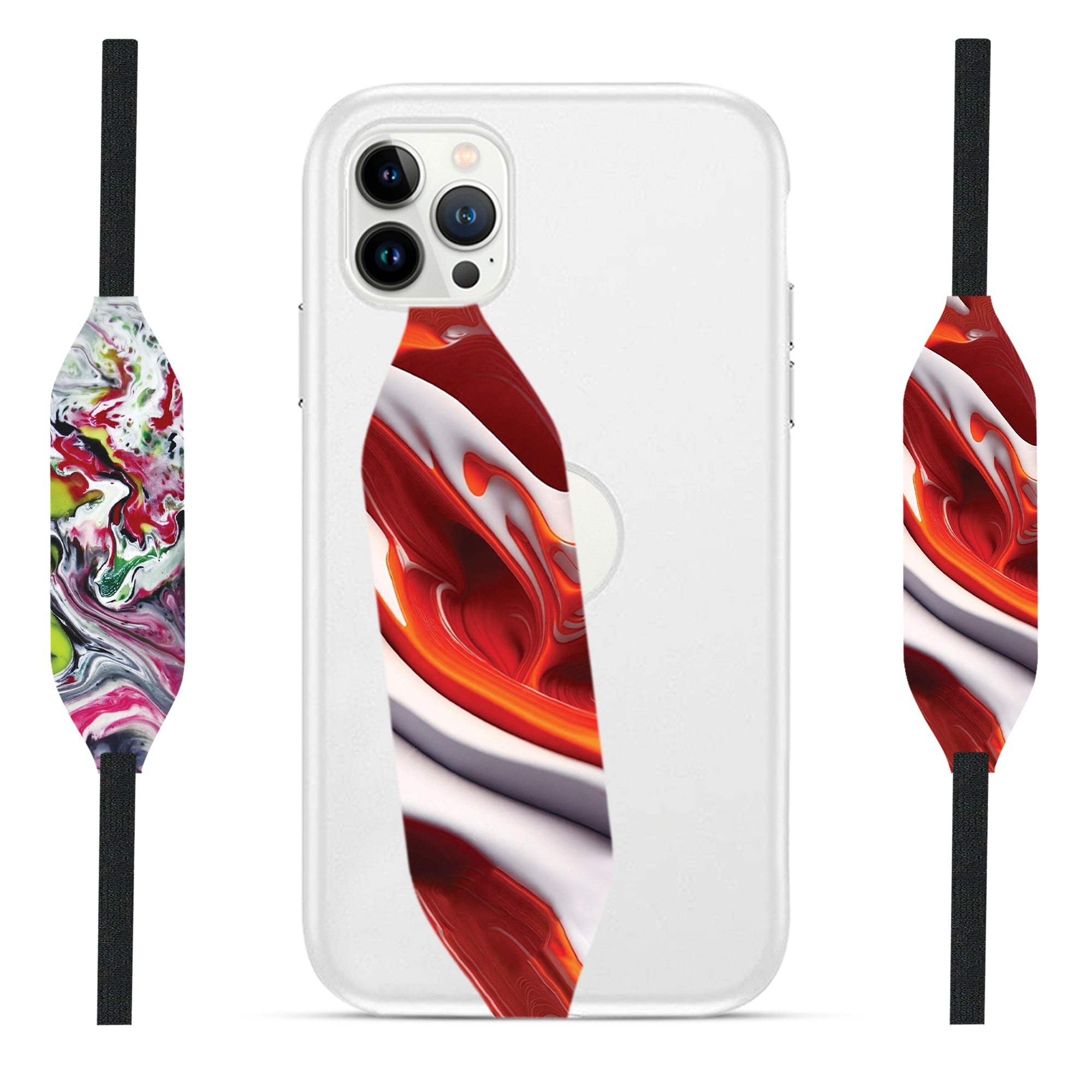 Universal Phone Grip Strap - Abstract Allure
