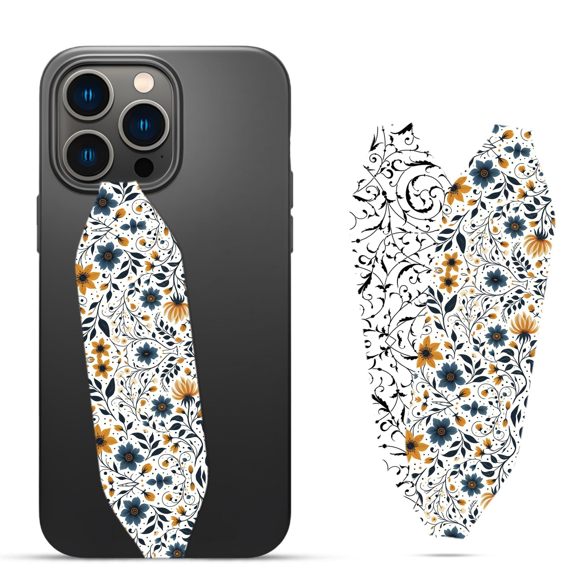 Universal Phone Grip Strap - Floral Fiesta