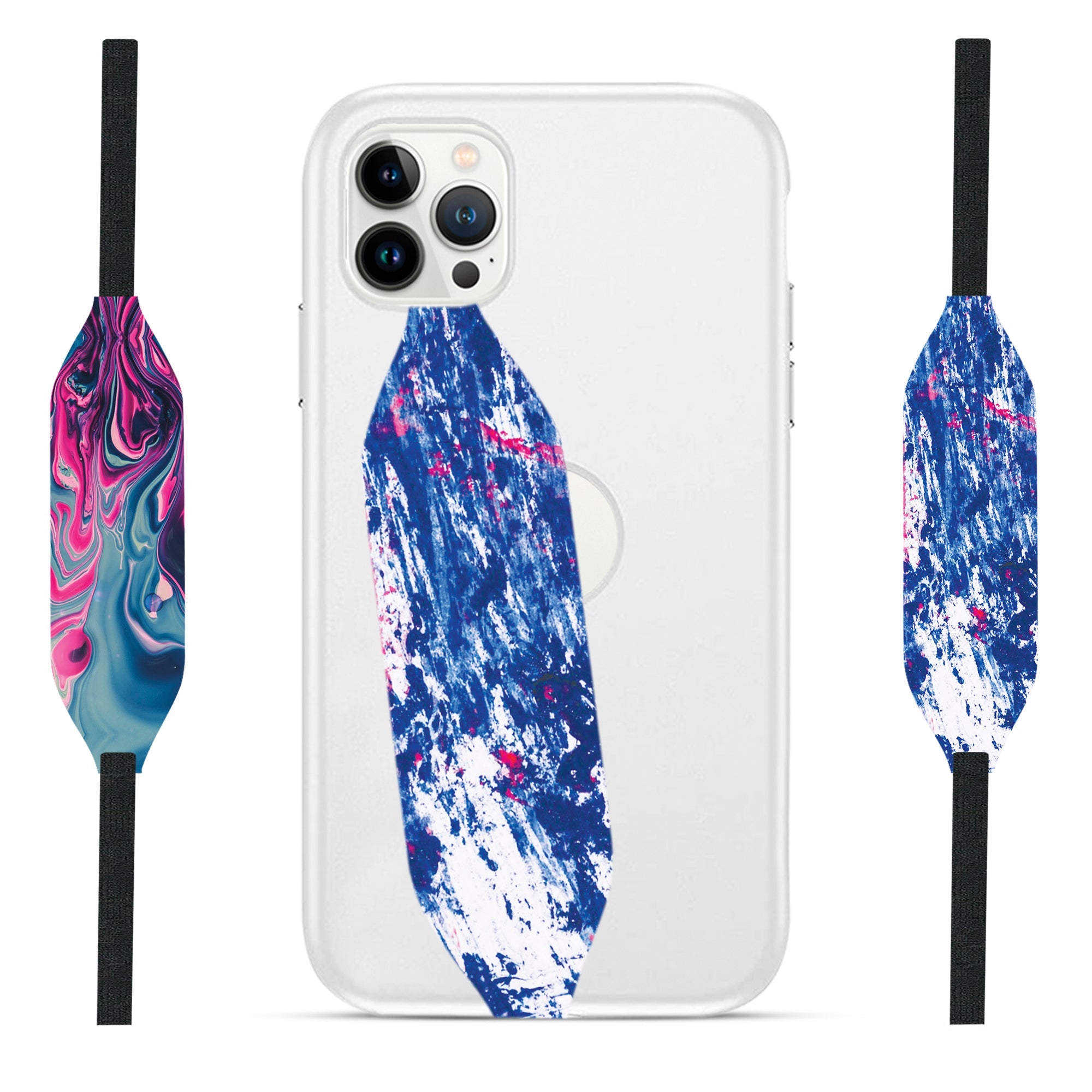 Universal Phone Grip Strap - Abstract Allure