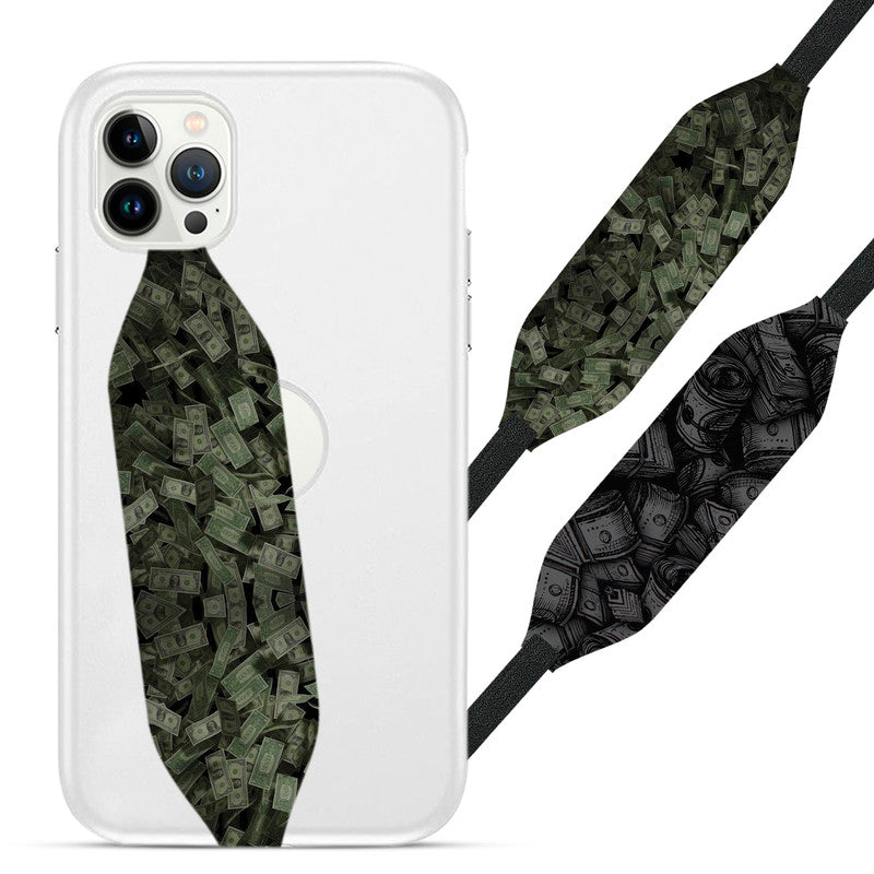 Money design phone grip strap - Switch Bands