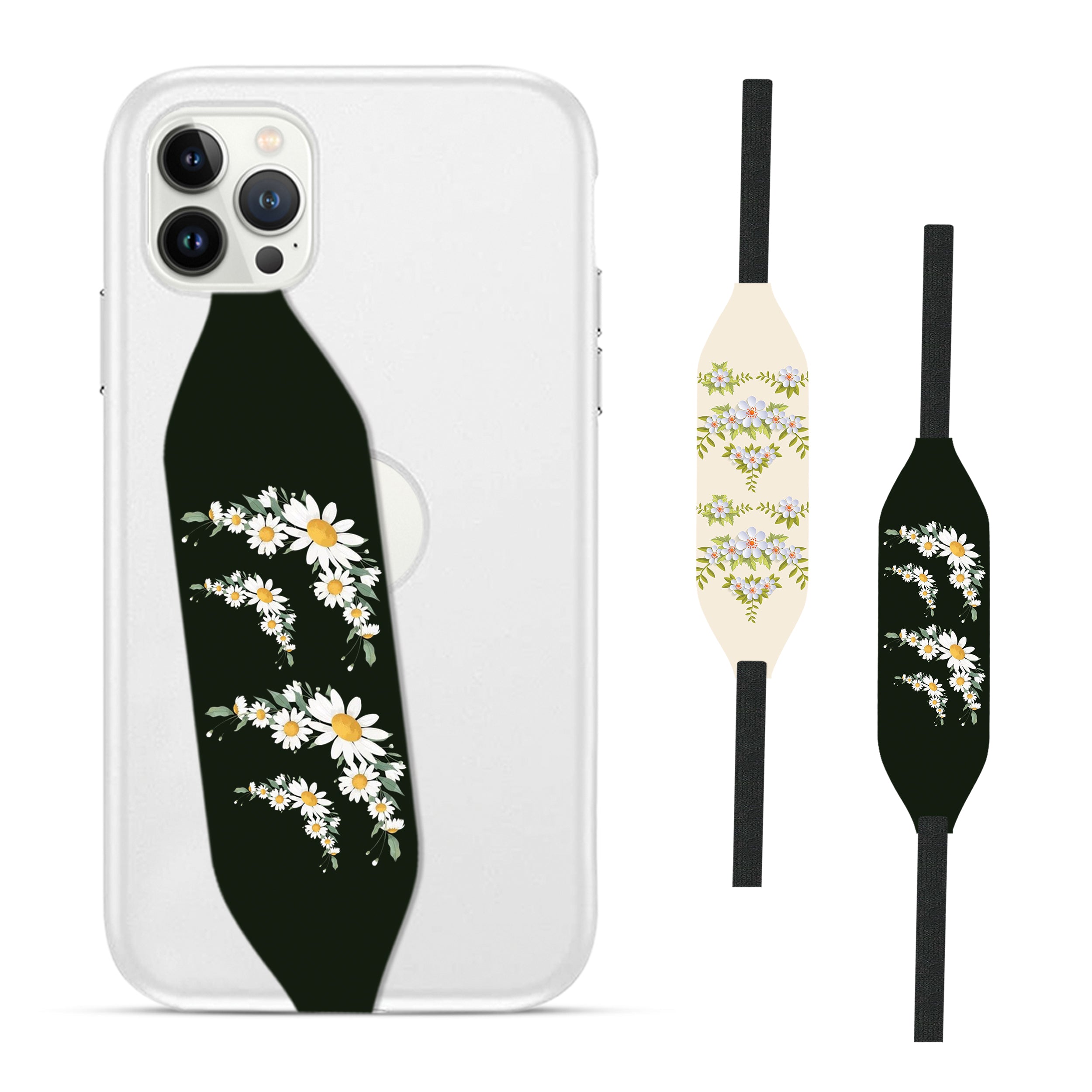 Universal Phone Grip Strap - Sunflower