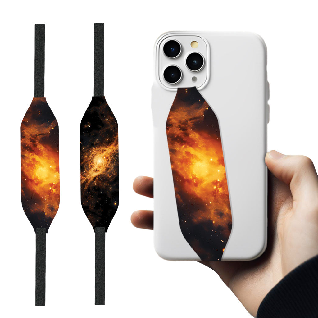 Universal Phone Grip Strap - Moon & Sun