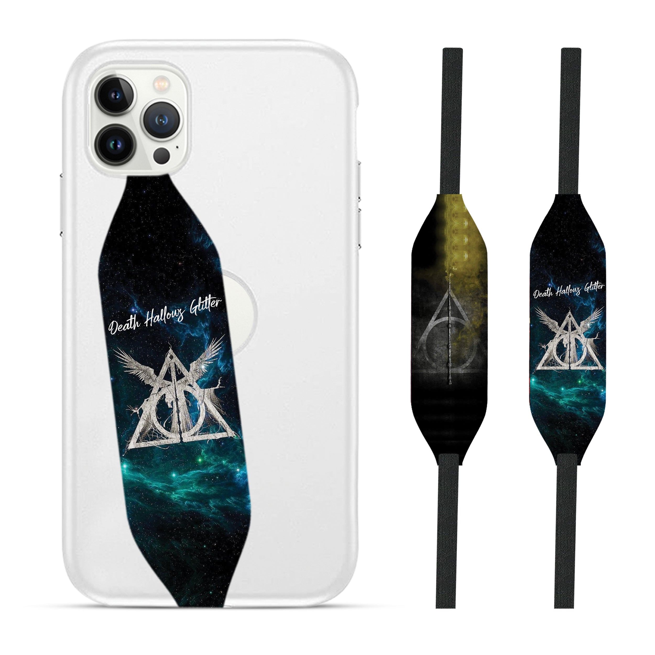 Death Hallows Glitter Phone Grips Strap - Switch Bands 