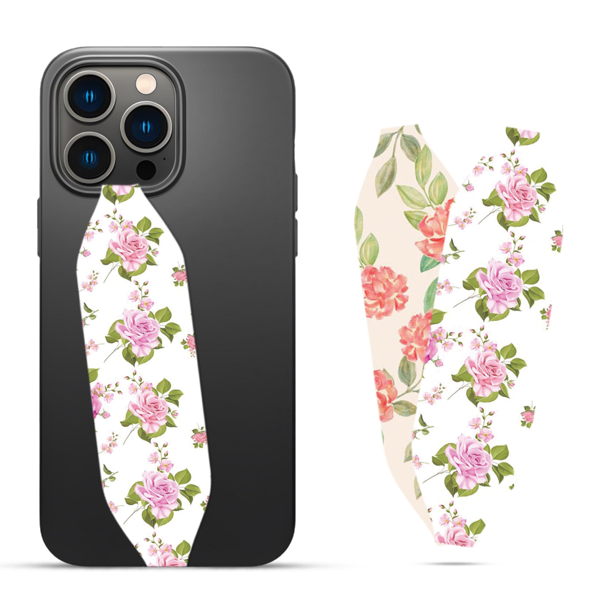 Universal Phone Grip Strap - Petal Whispers Pack of 1 / Delicate Petal Drift