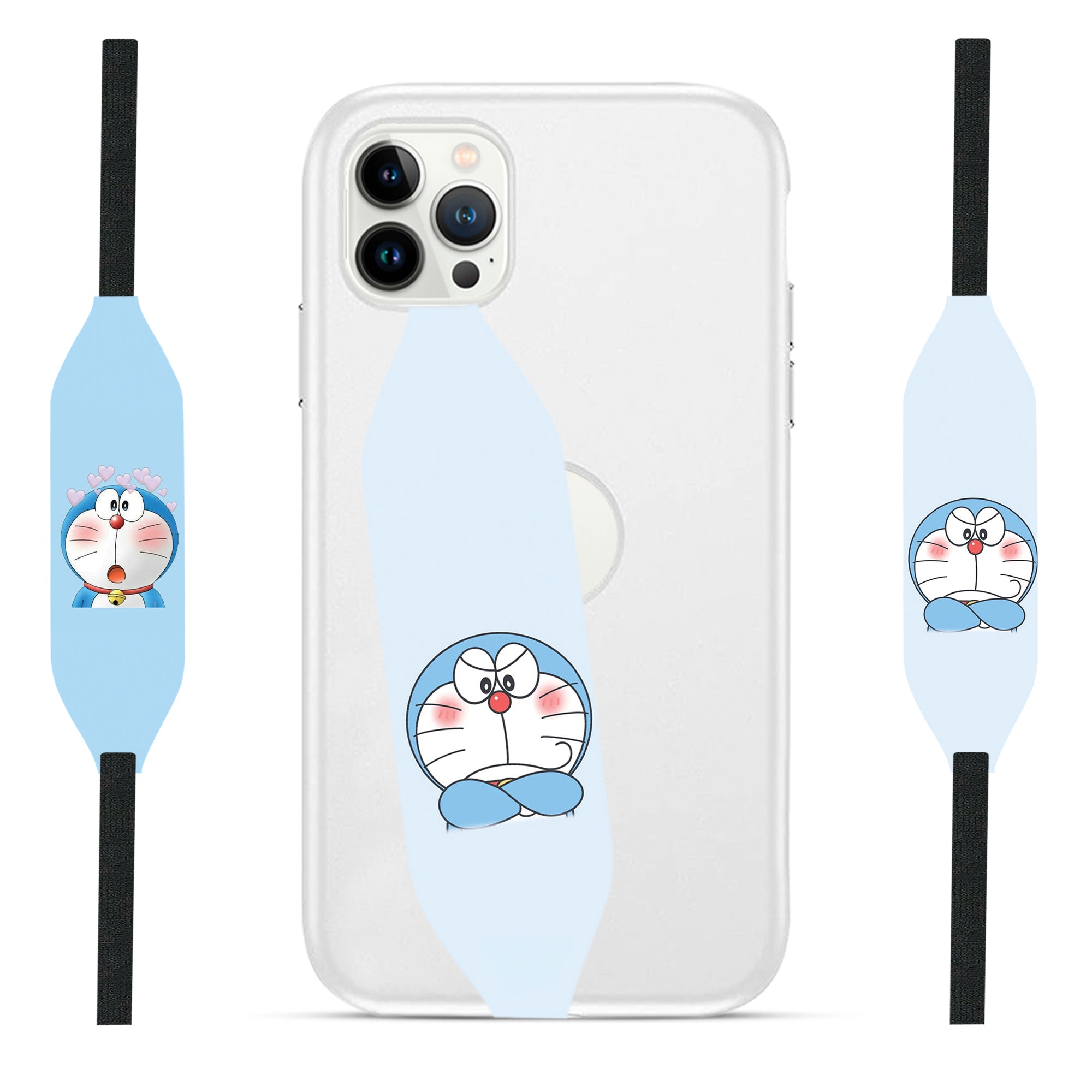 Doraemon Toon Art Grip For Phone - Switch Bands 