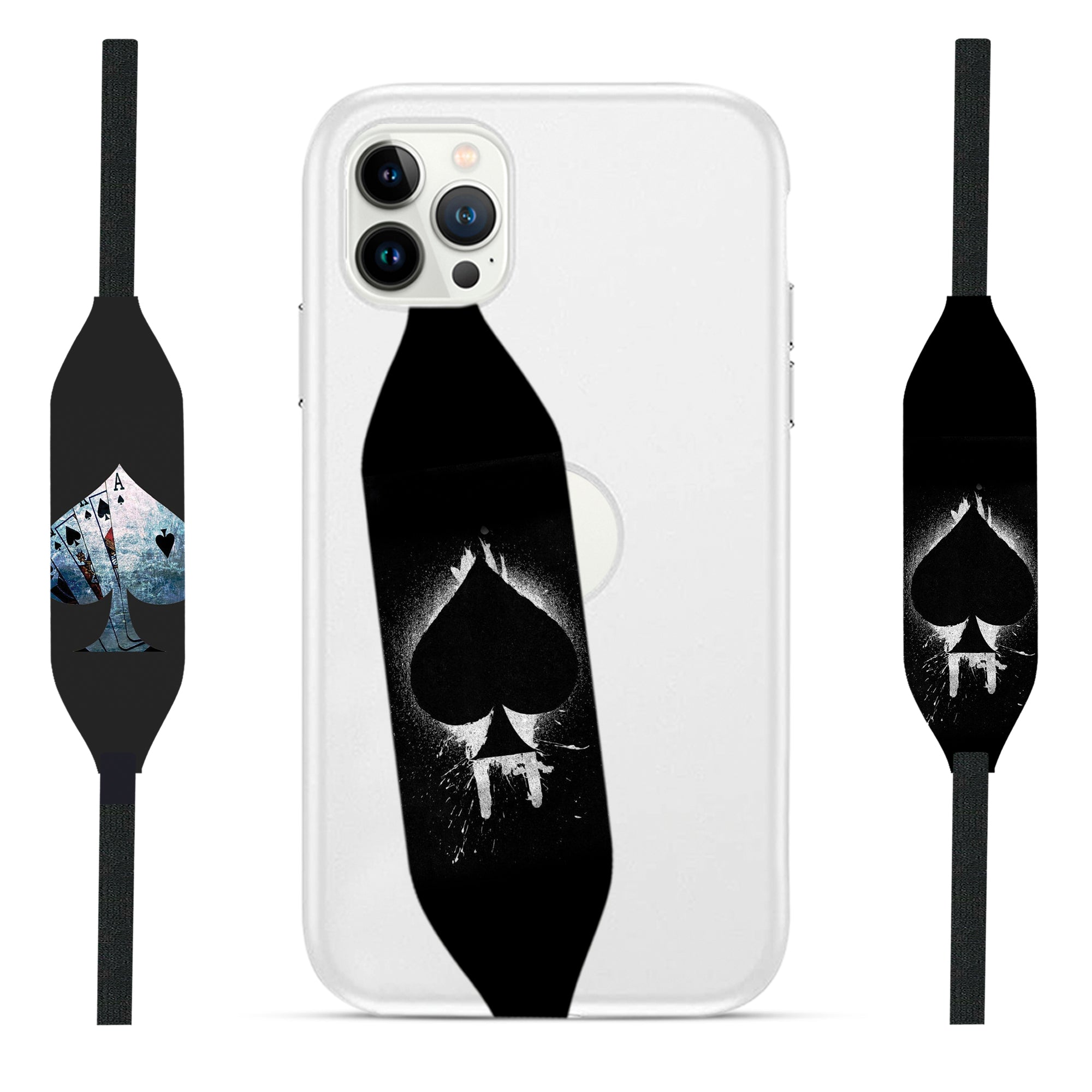 Ace Of Spade Canvas Phone Case with Strap - Switch Bands 