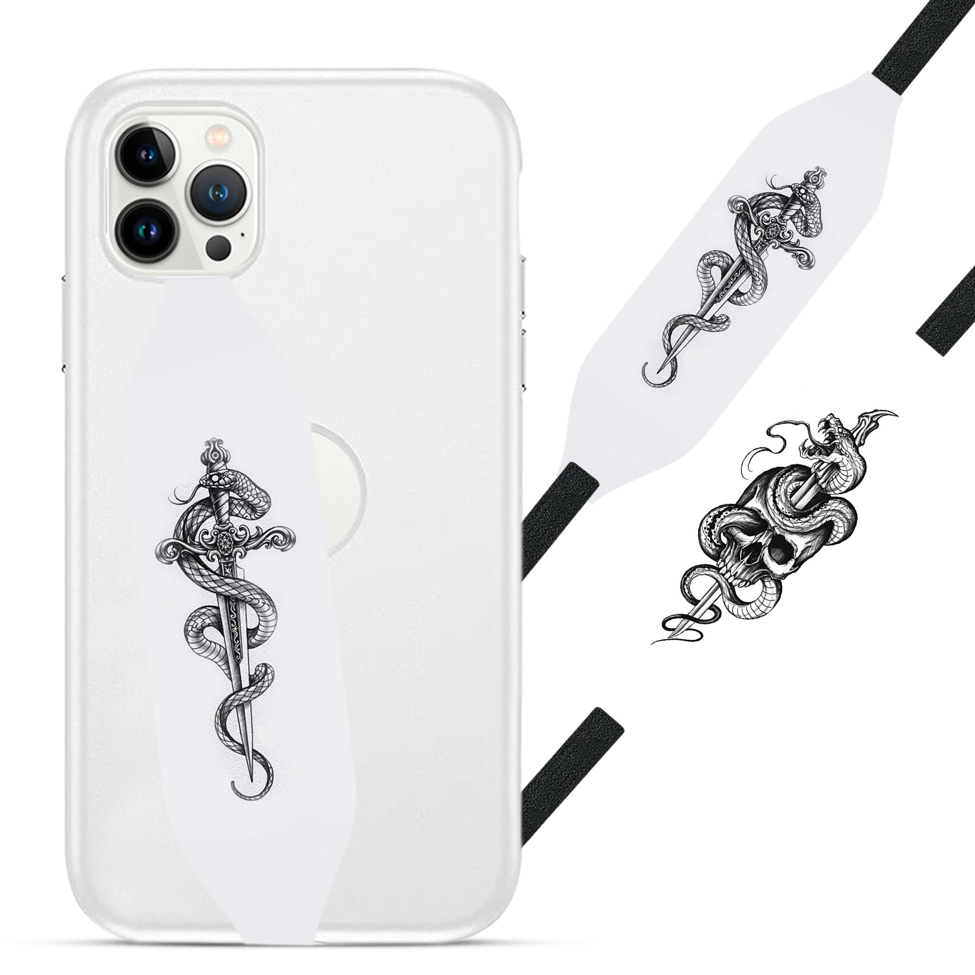 Universal Phone Grip Strap - Tattoo