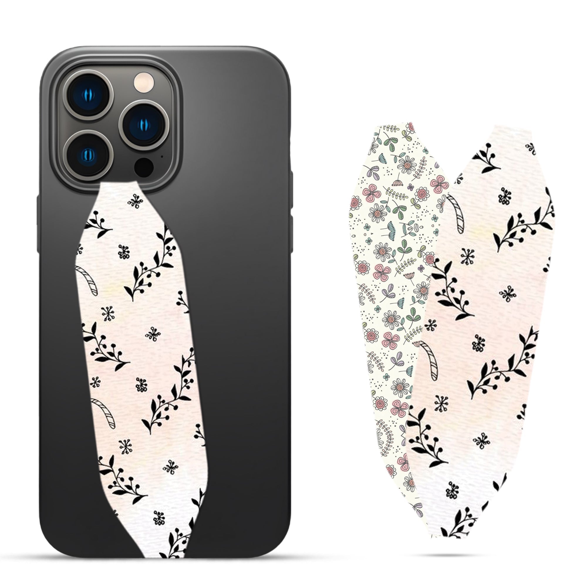 Universal Phone Grip Strap - Pink Blossom Bliss