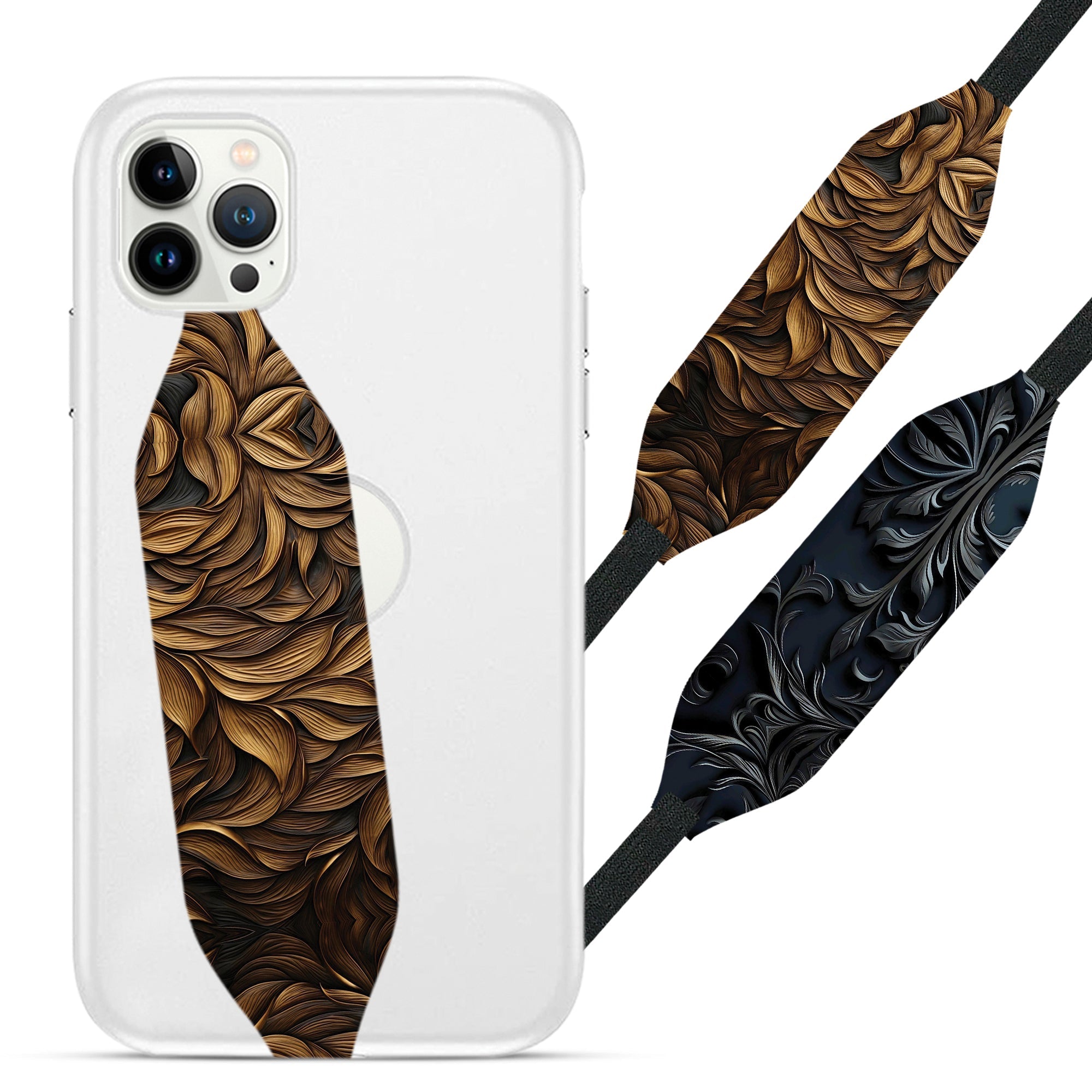 Universal Phone Grip Strap - Flower Pattern