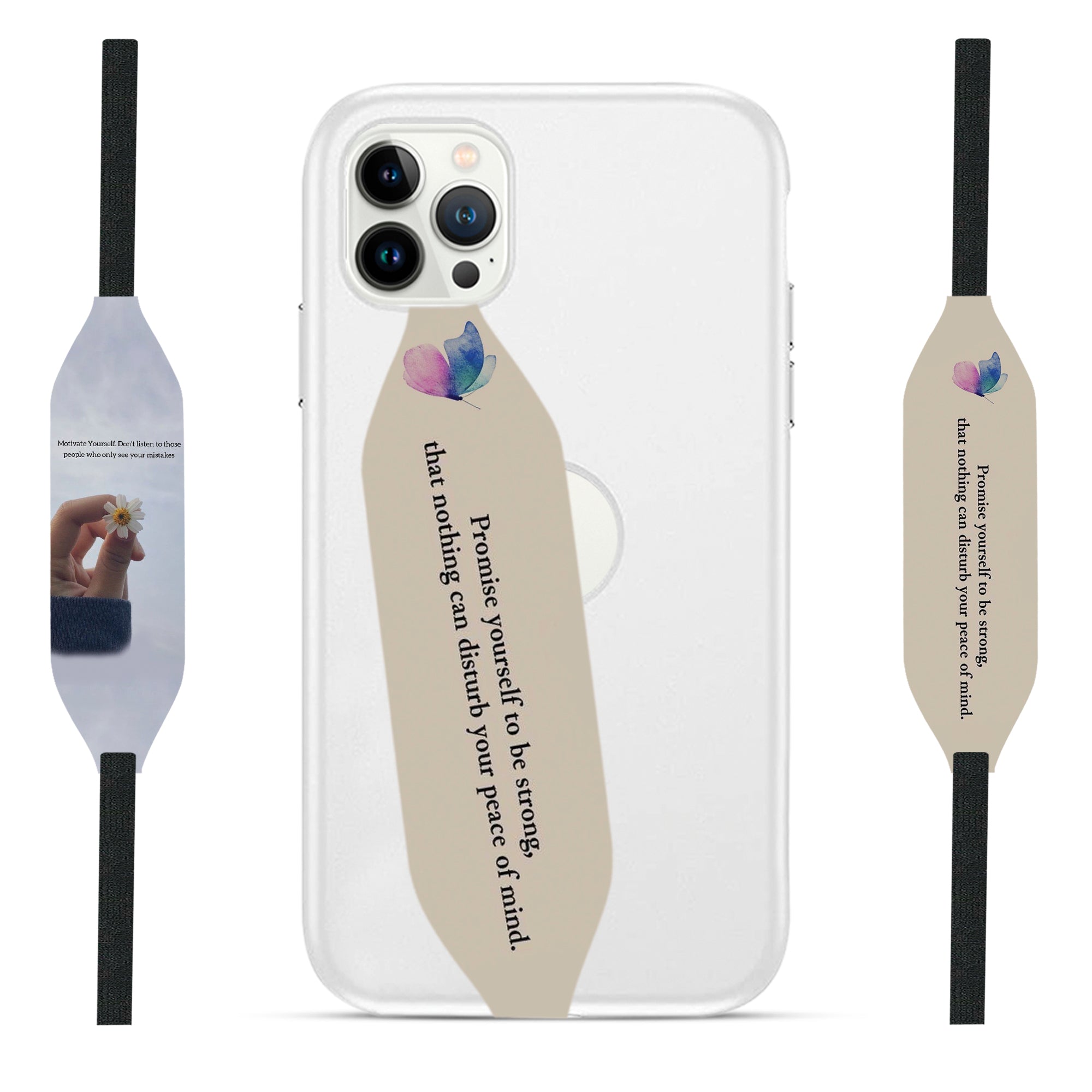 Universal Phone Grip Strap - Quotes