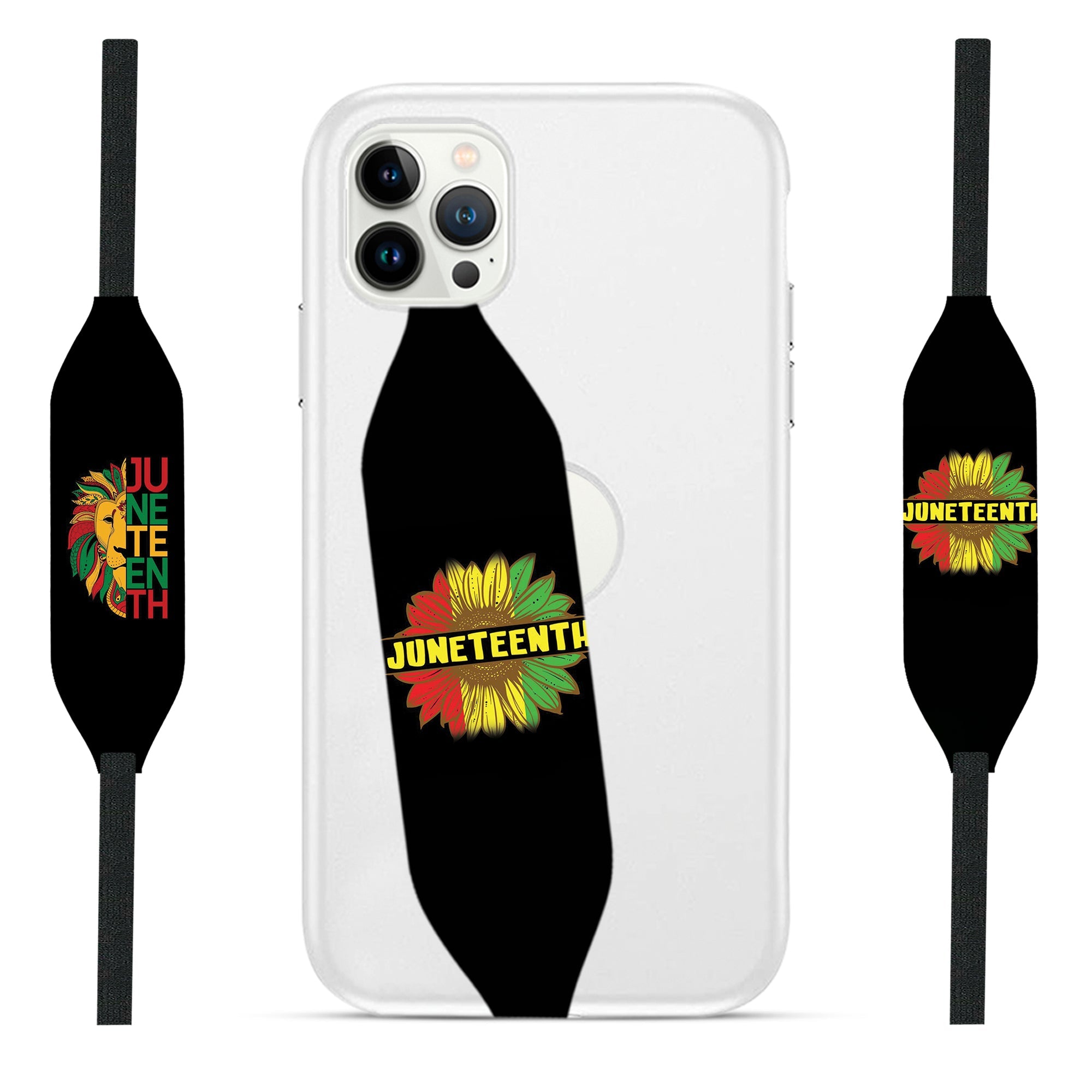 Flower Juneteenth iPhone Case Strap - Switch Bands 