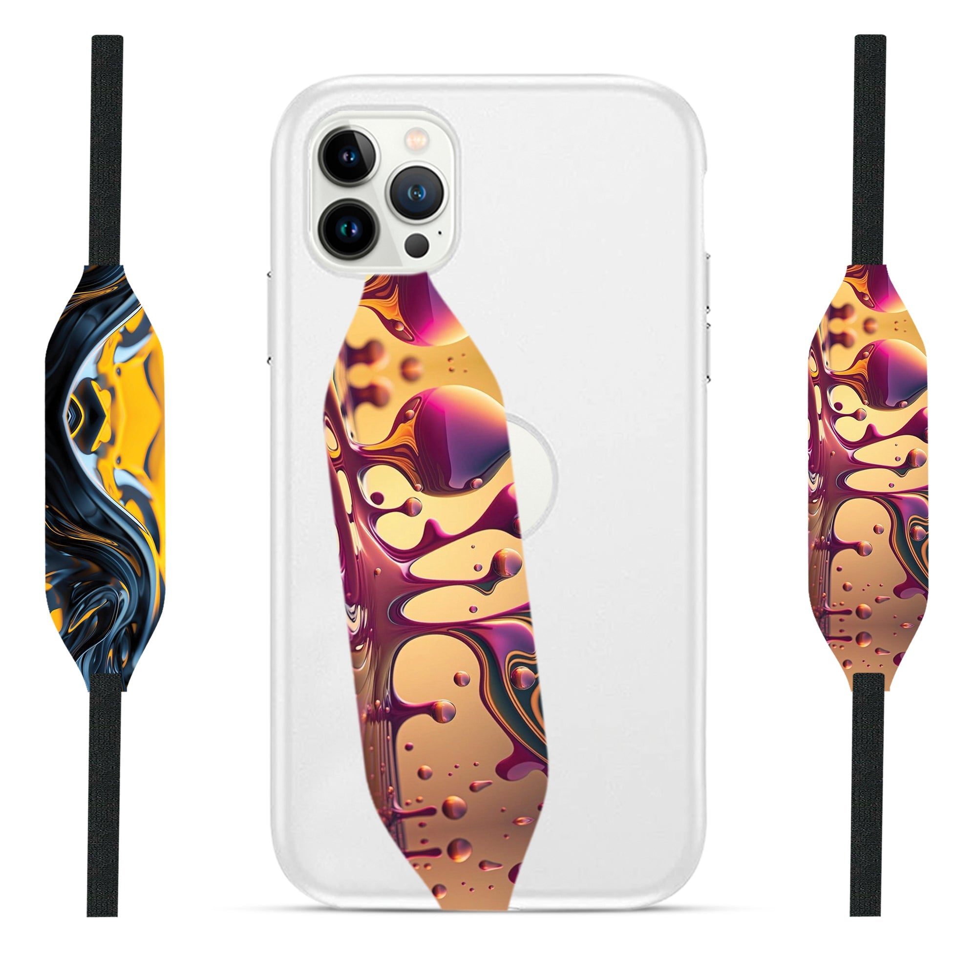 Universal Phone Grip Strap - Abstract Allure