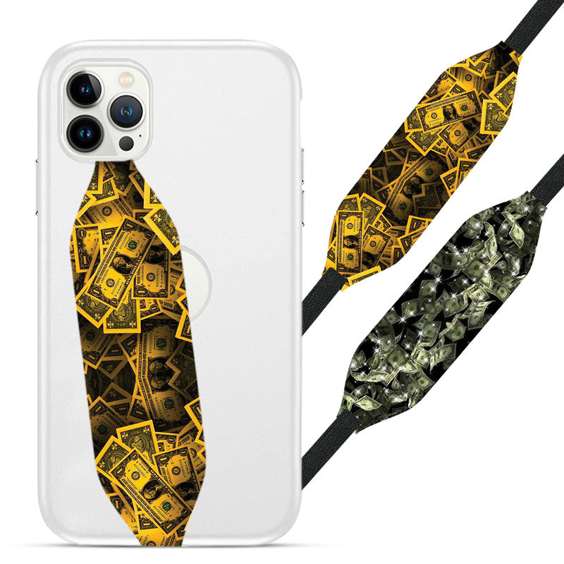 Dollar Pattern phone grip strap - Switch Bands