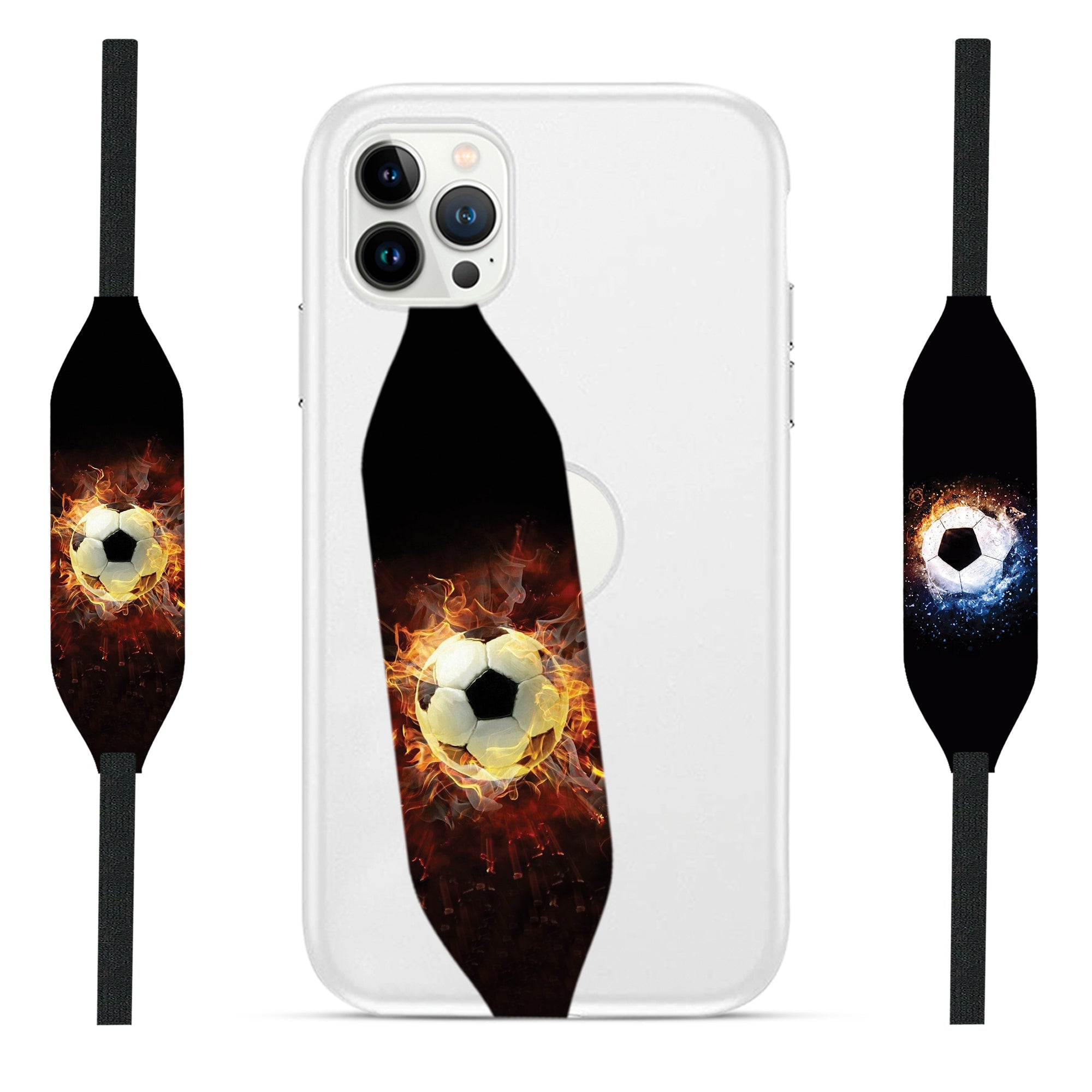 Football on fire Phone Grip  - Switch Bands 