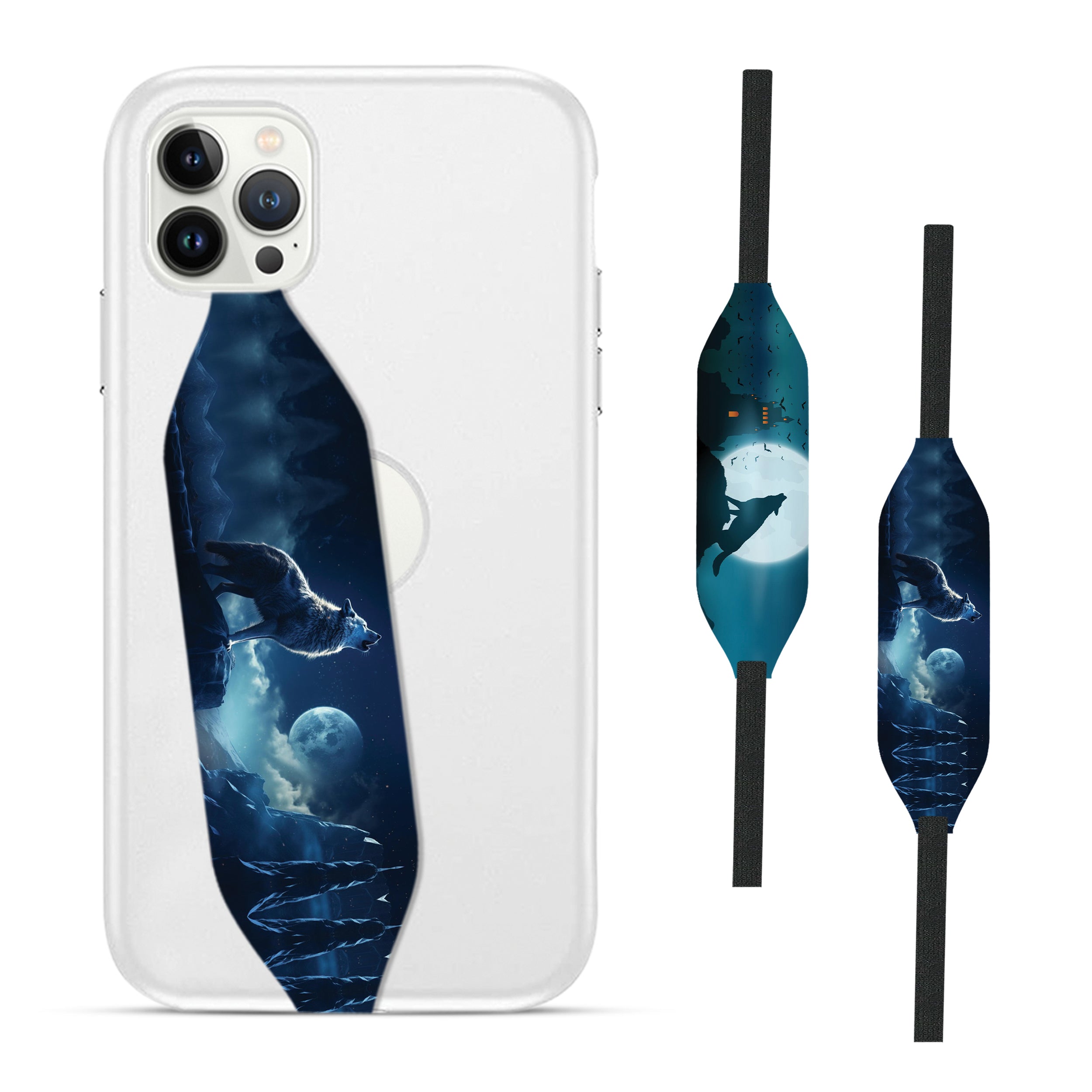 I Howl, I Growl Phone Case Strap