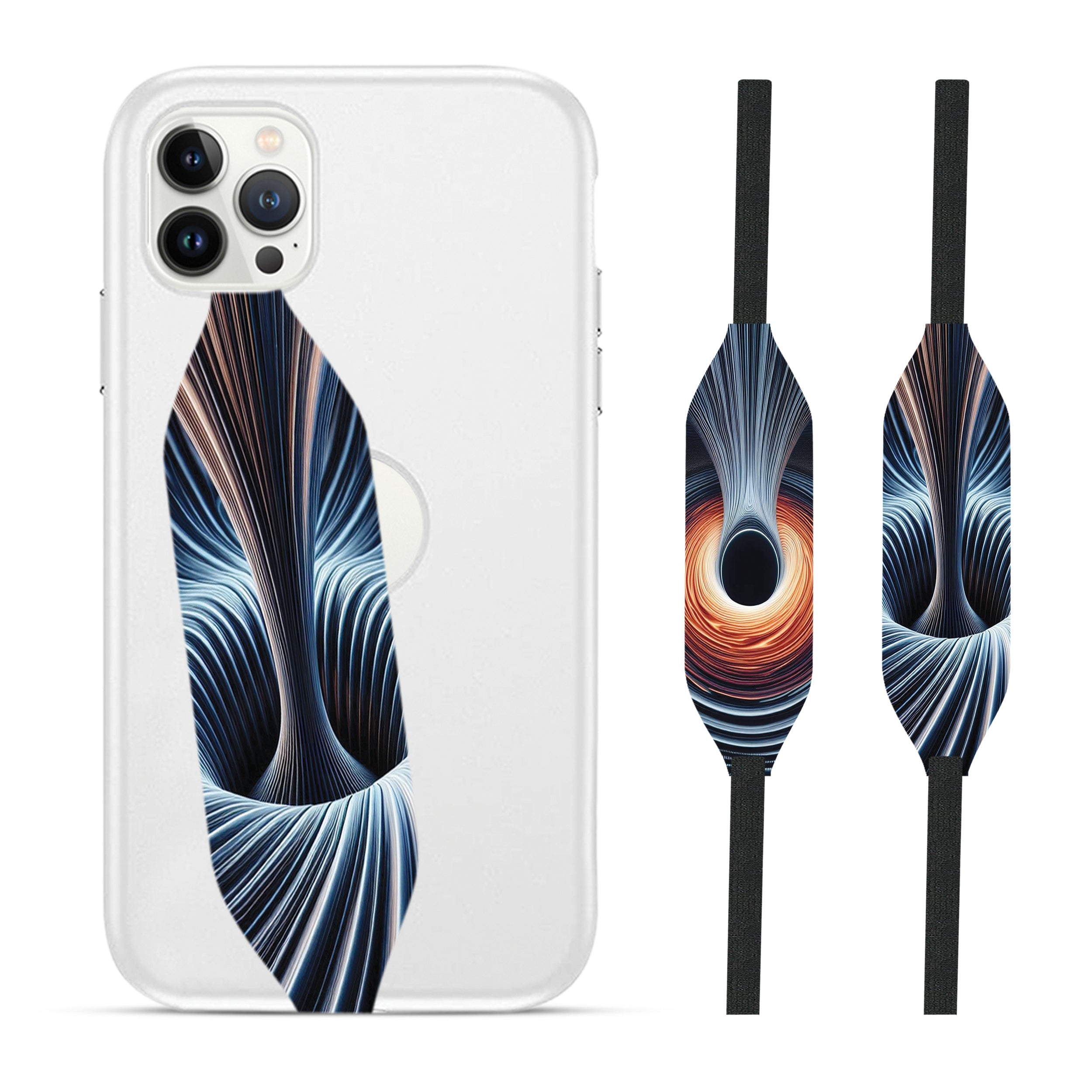 Lenticular Void iPhone cover with Strap - Switch Bands 