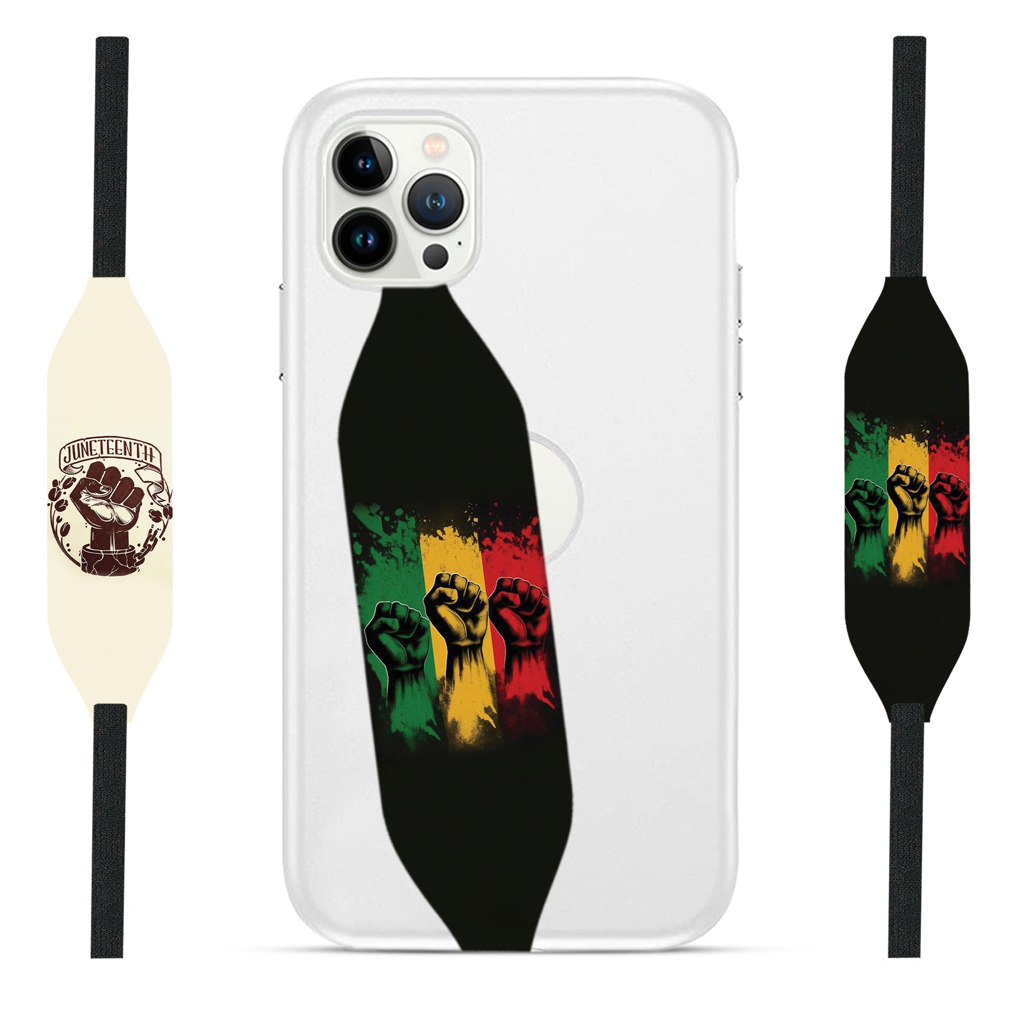 Universal Phone Grip Strap - Juneteenth