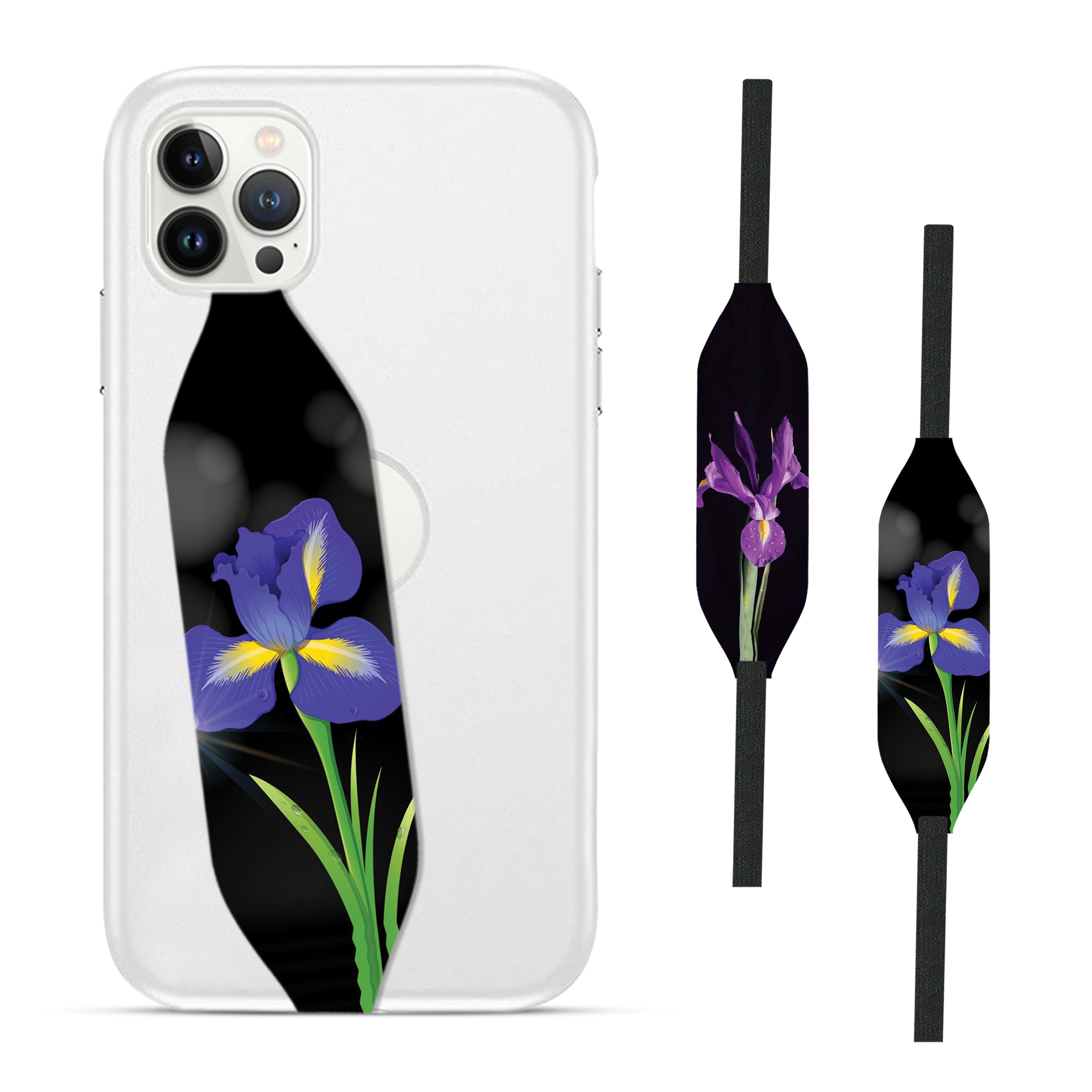 Universal Phone Grip Strap - Flowers