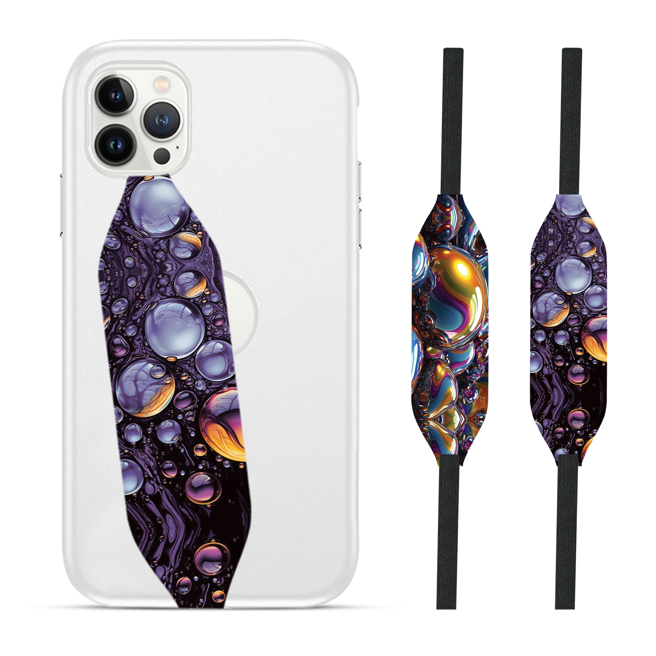 Bubble Art Pattern Phone Case With Strap - Switchbands