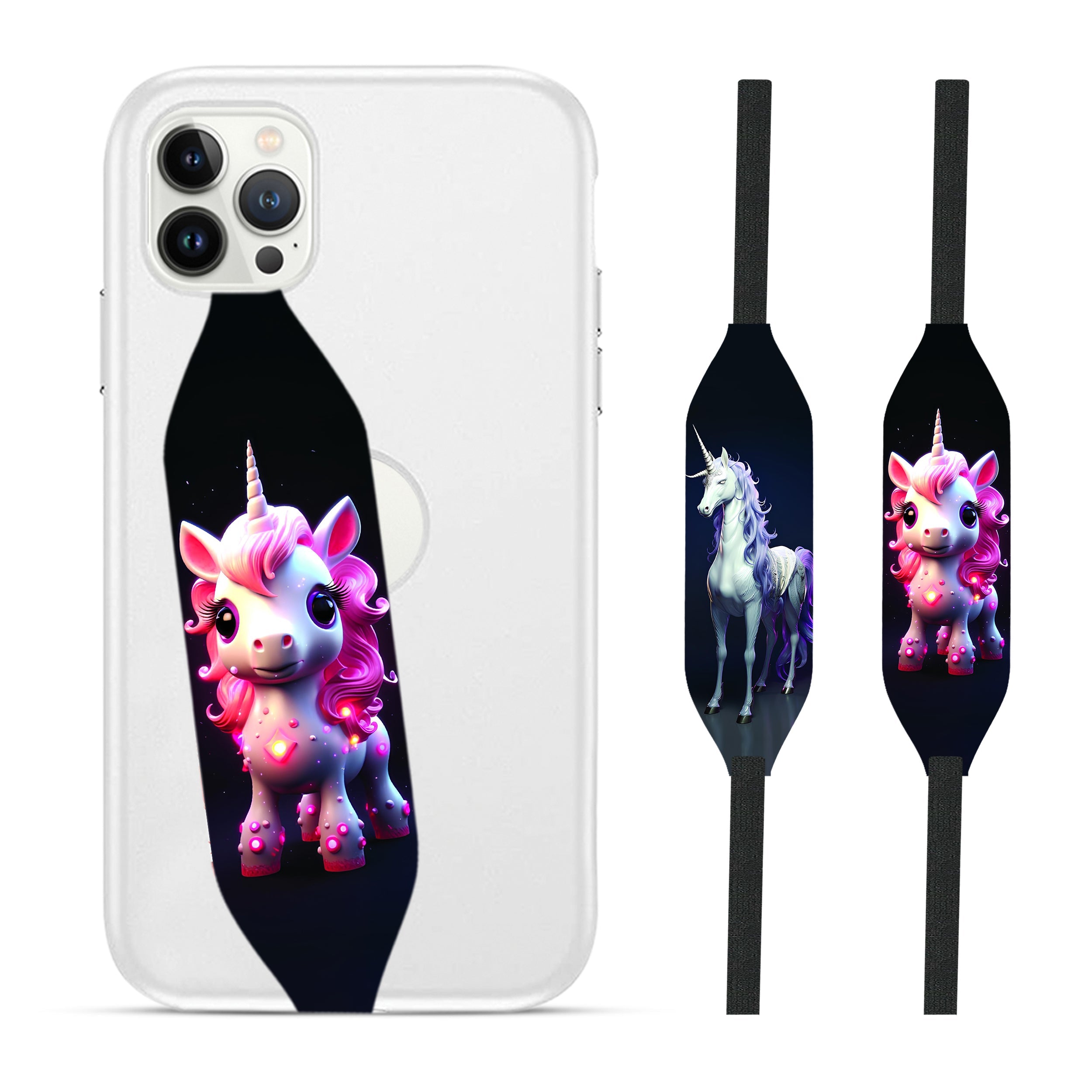 Universal Phone Grip Strap - Animated Animals