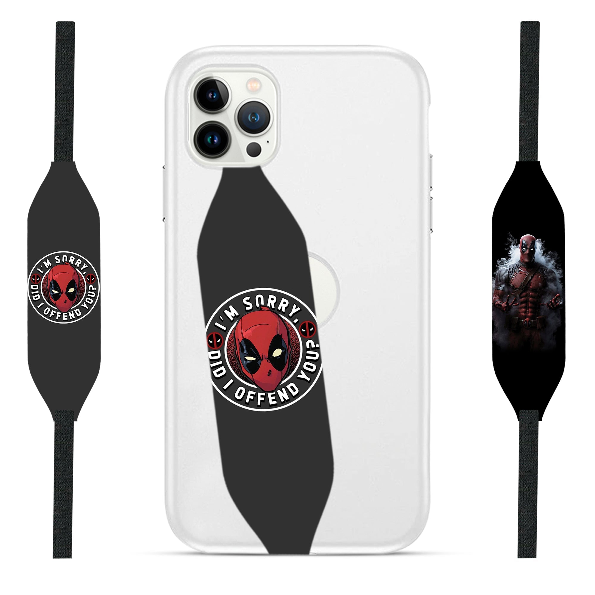 Universal Phone Grip Strap - Deadpool