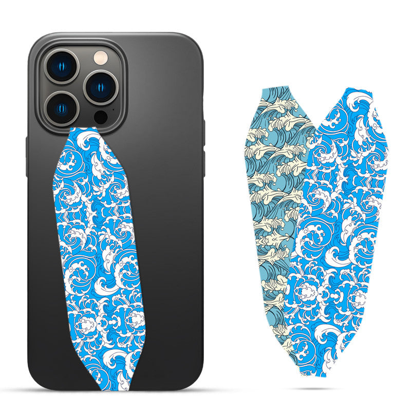 Blue Water Shading Phone Case With Strap - Switch Bands