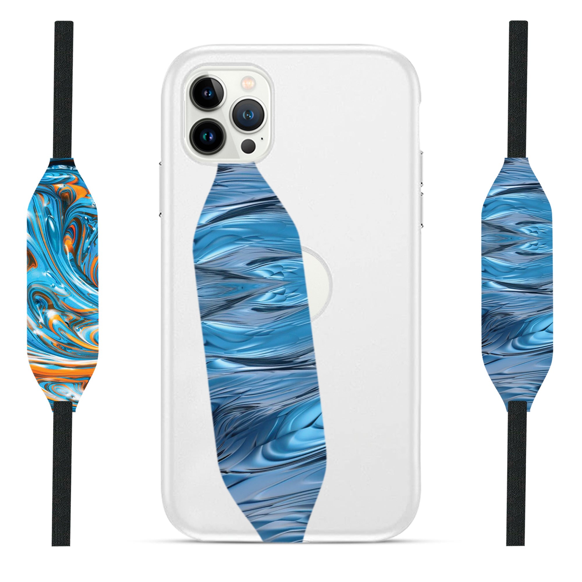 Universal Phone Grip Strap - Abstract Allure