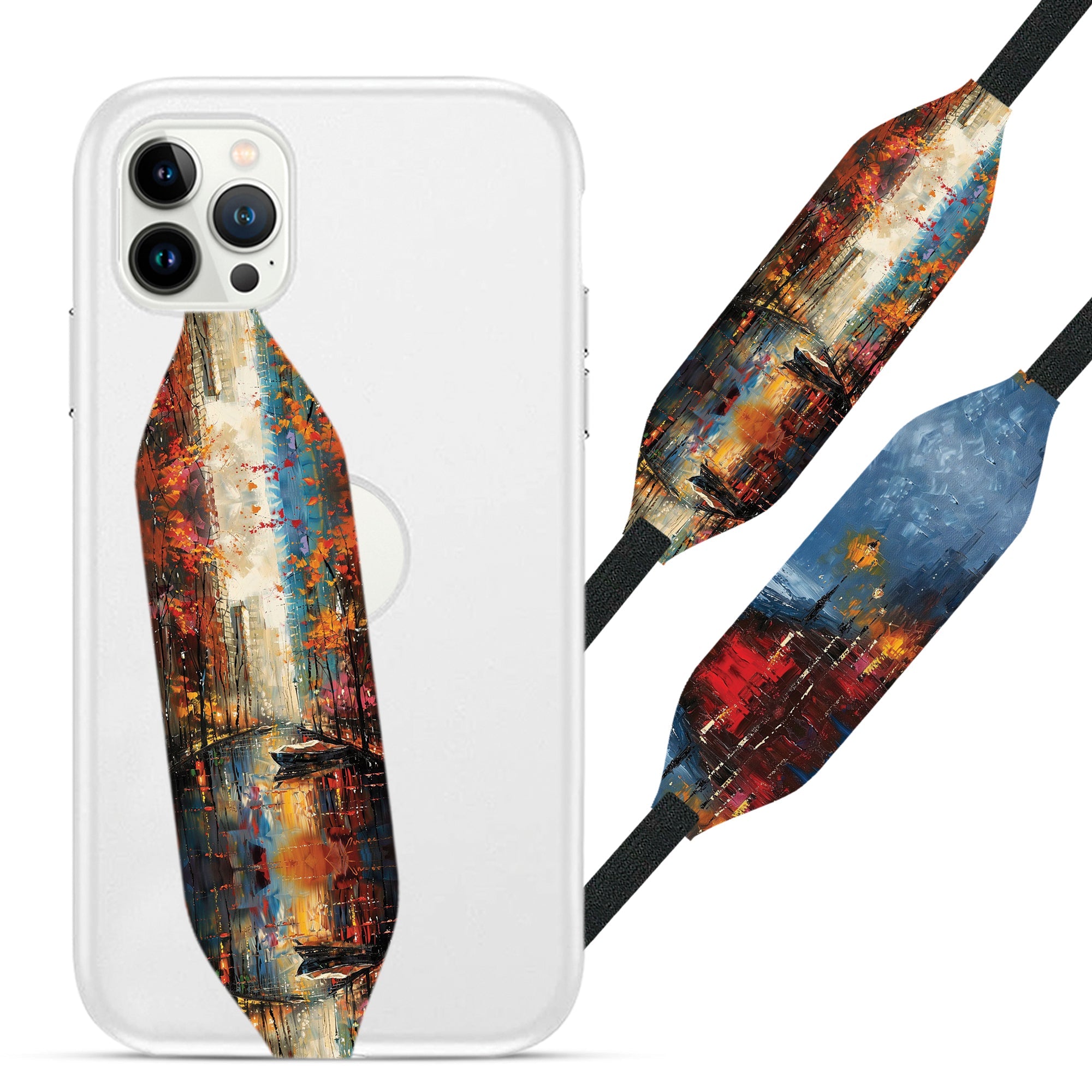 Abstract Paintings strap case iPhone - Switch Bands