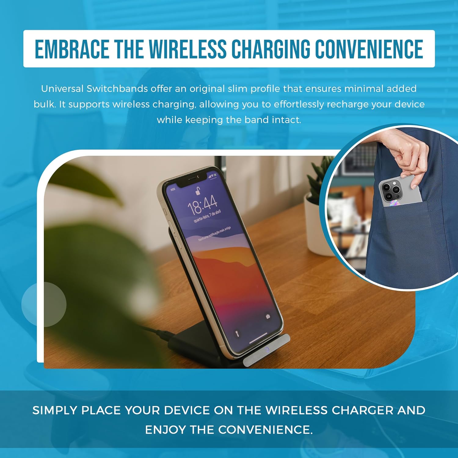 EMBRACE The Wireless Charging Convenience - Switch Bands