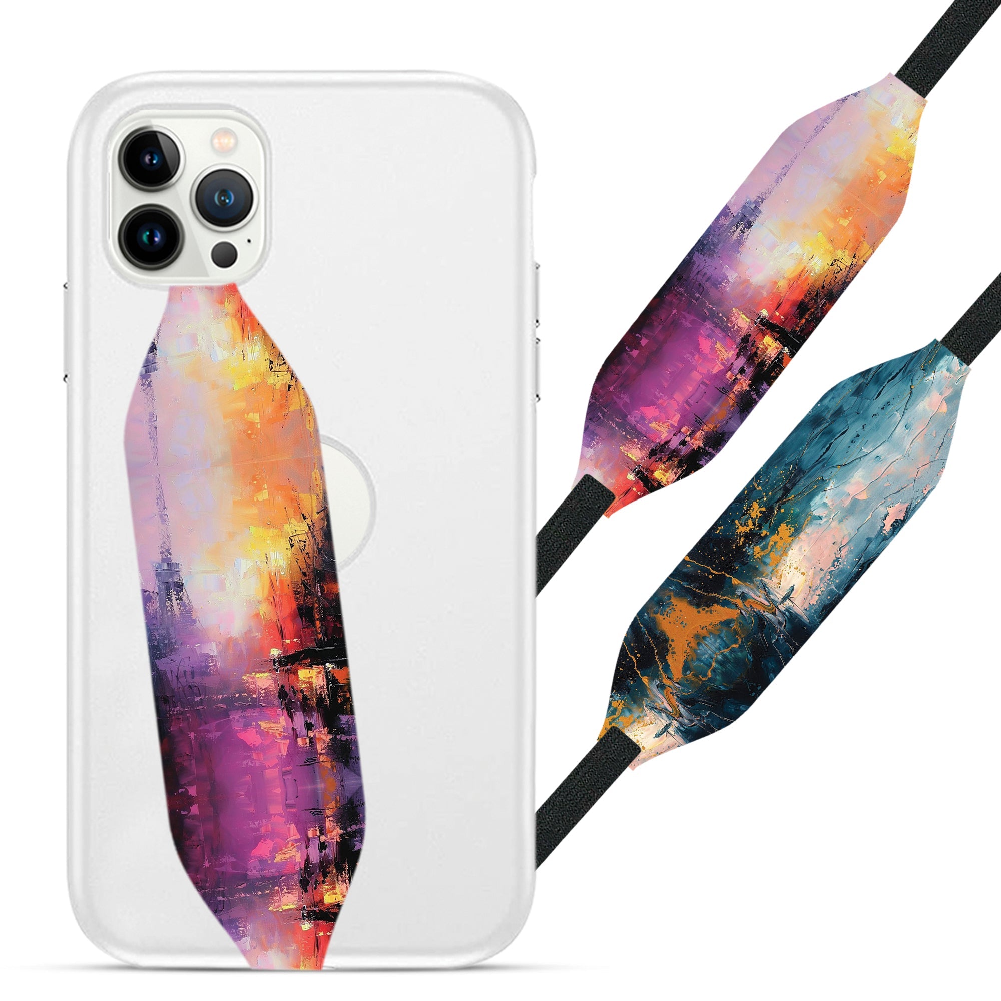 Abstract Paintings strap case iPhone - Switch Bands