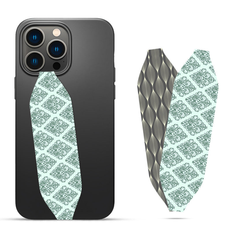 Hand drawn decorative damask Phone Case with Strap - Switch Bands