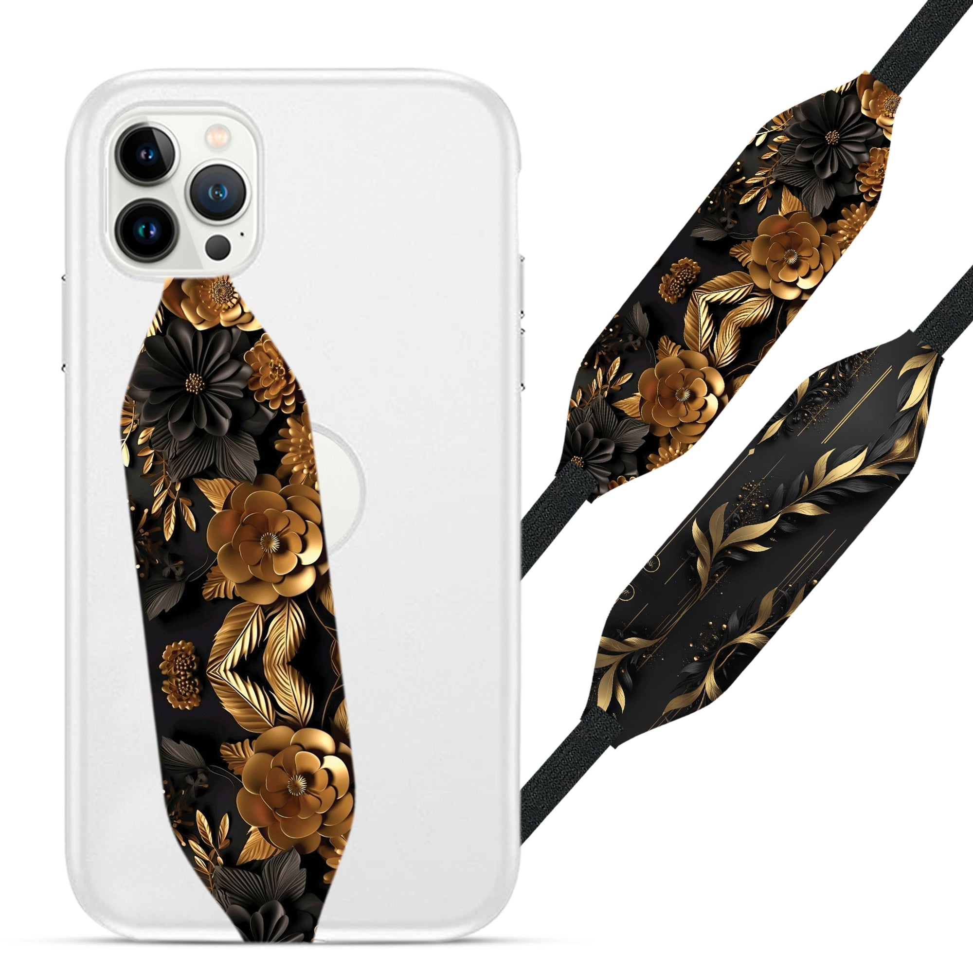 Universal Phone Grip Strap - Flower Pattern