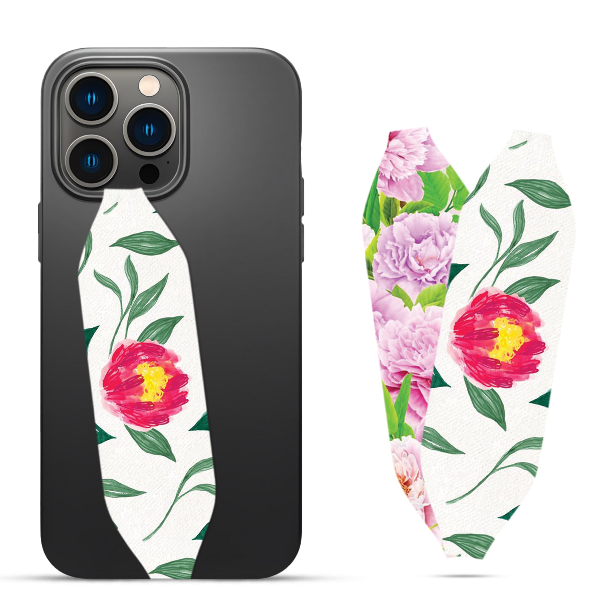 Universal Phone Grip Strap - Petal Whispers Pack of 1 / Petal Veil