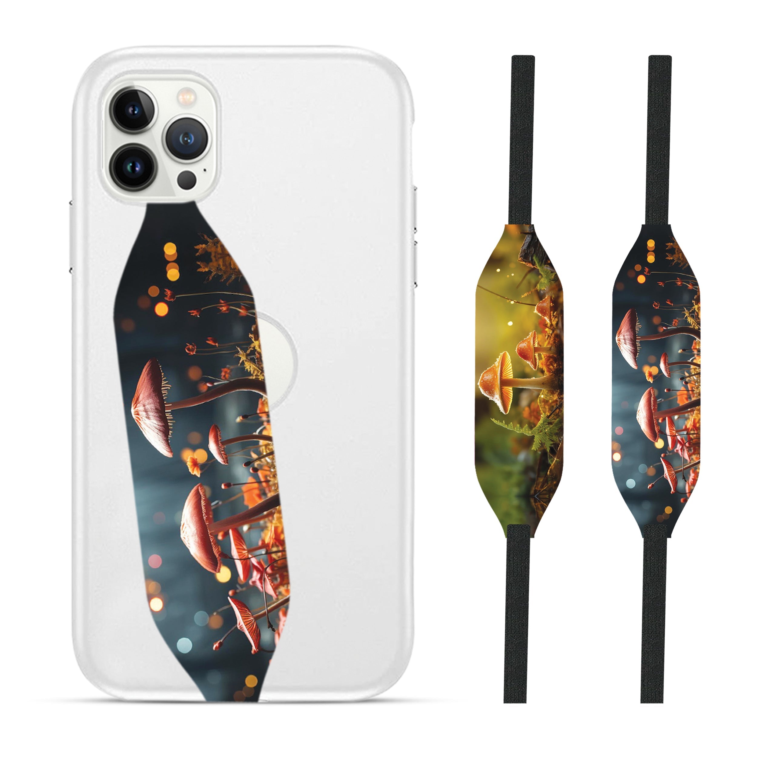 Attractive Mushrooms  iPhone cover with Strap - Switch Bands 