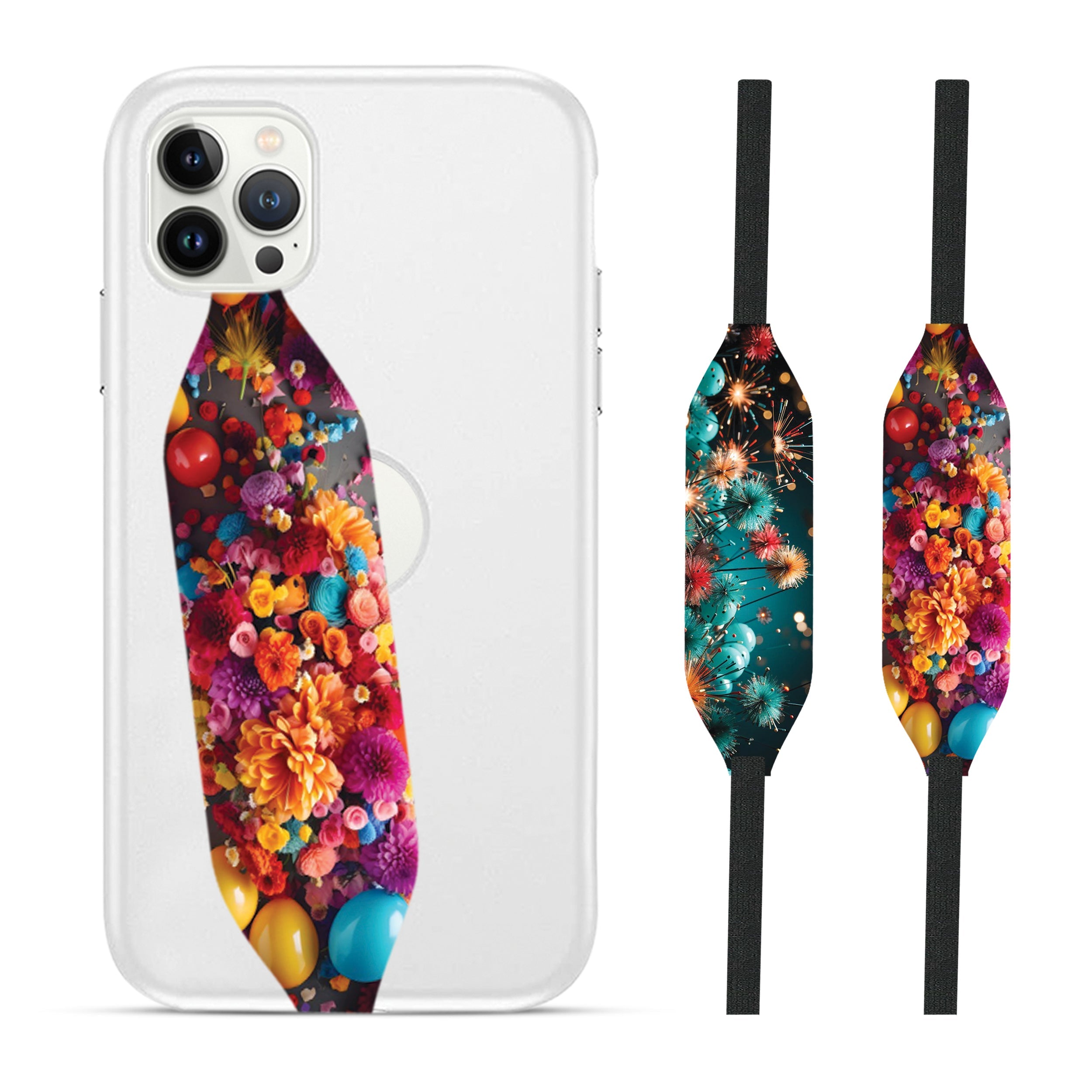 Bubble Art Pattern Phone Case With Strap - Switchbands