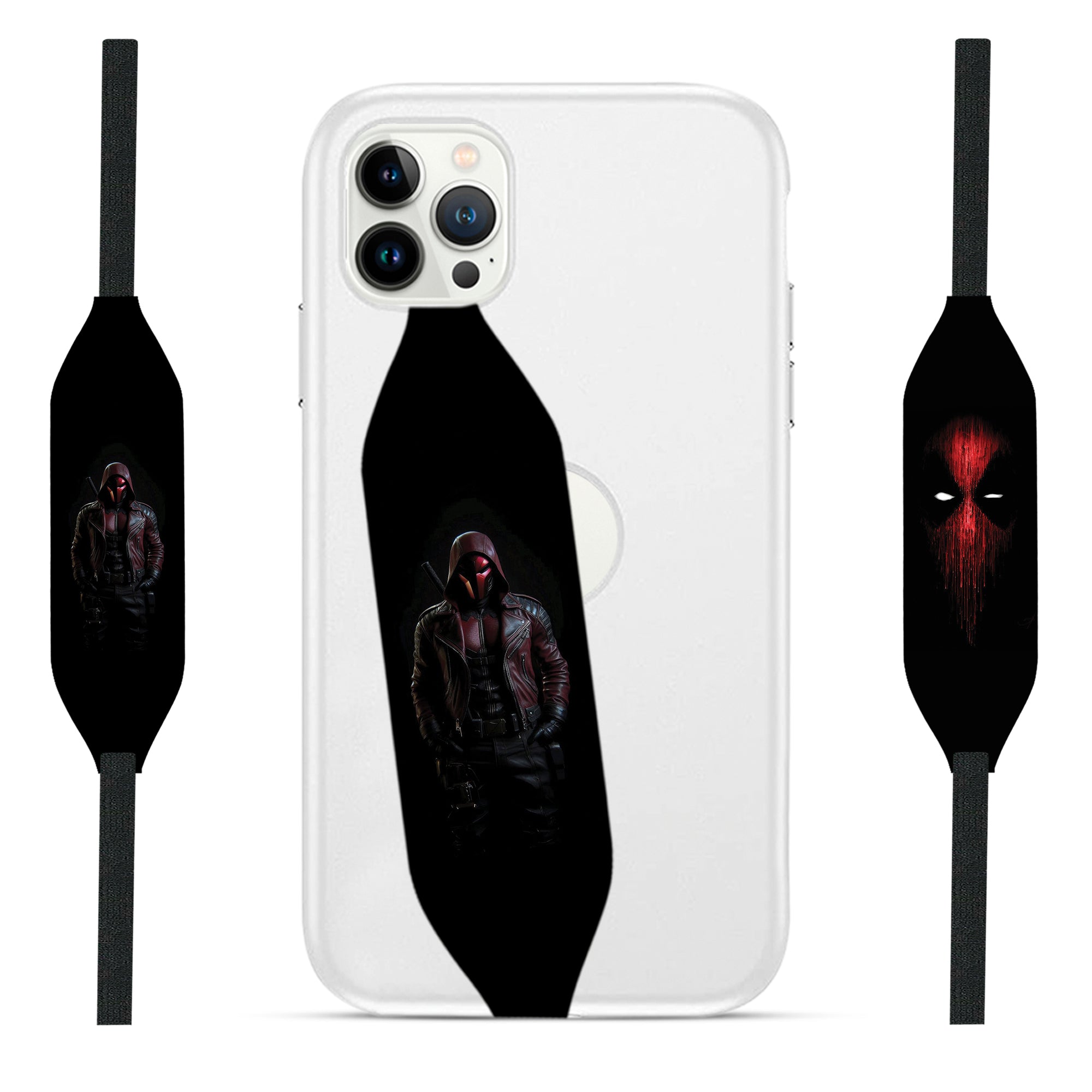 3D Deadpool phone Case strap - Switch Bands 