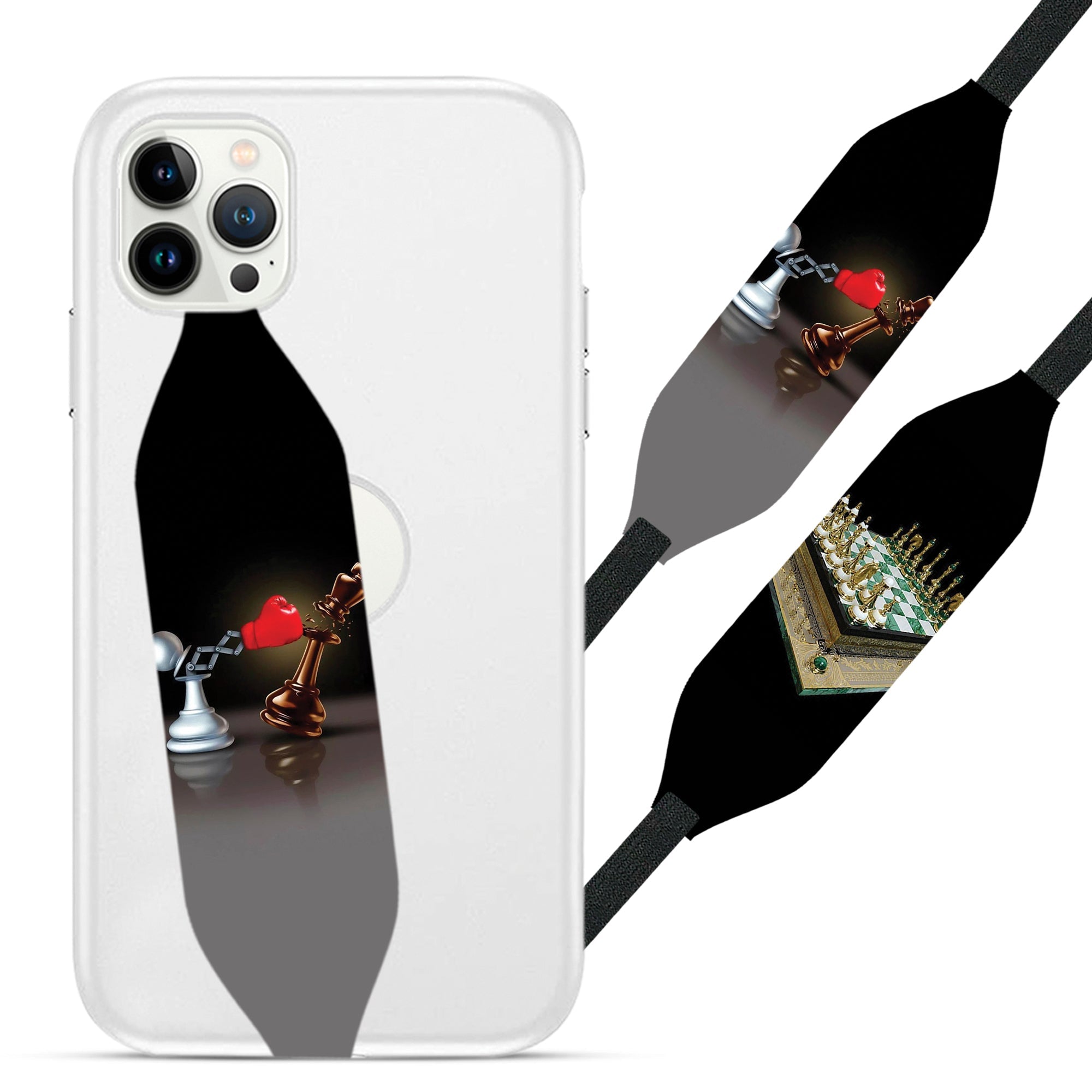 Universal Phone Grip Strap - Chess