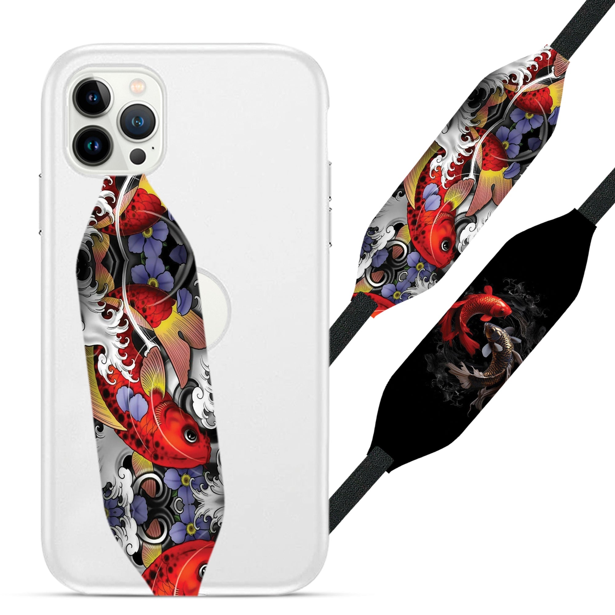 Universal Phone Grip Strap - Fish