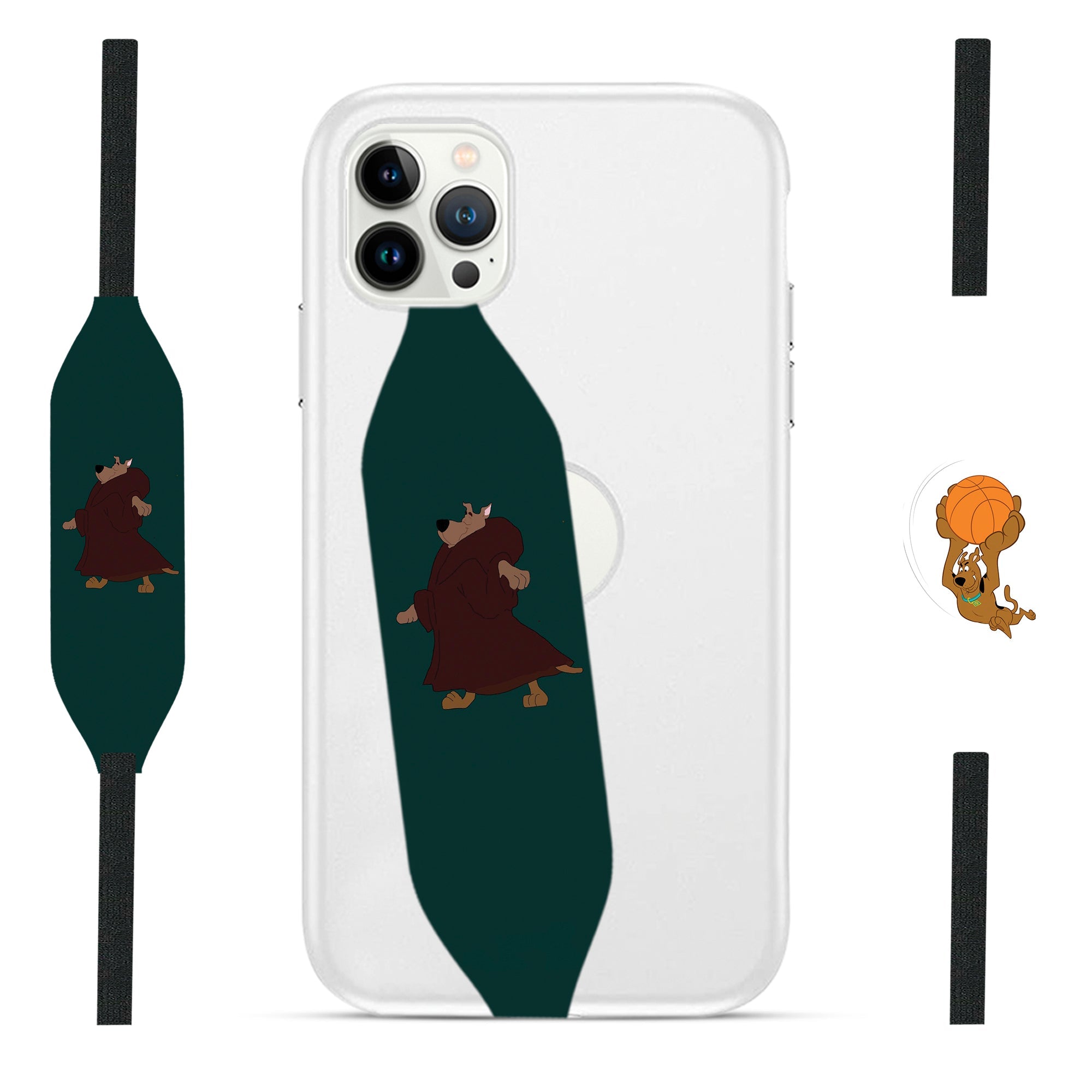 Scooby-Doo pattern Toon art Cell Phone Strap - Switch Bands