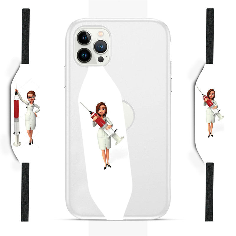 Nurse Injection animation Phone Case Animation - Switch Bands 