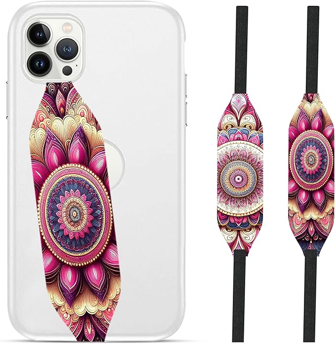 Universal Phone Grip Strap -Mandala